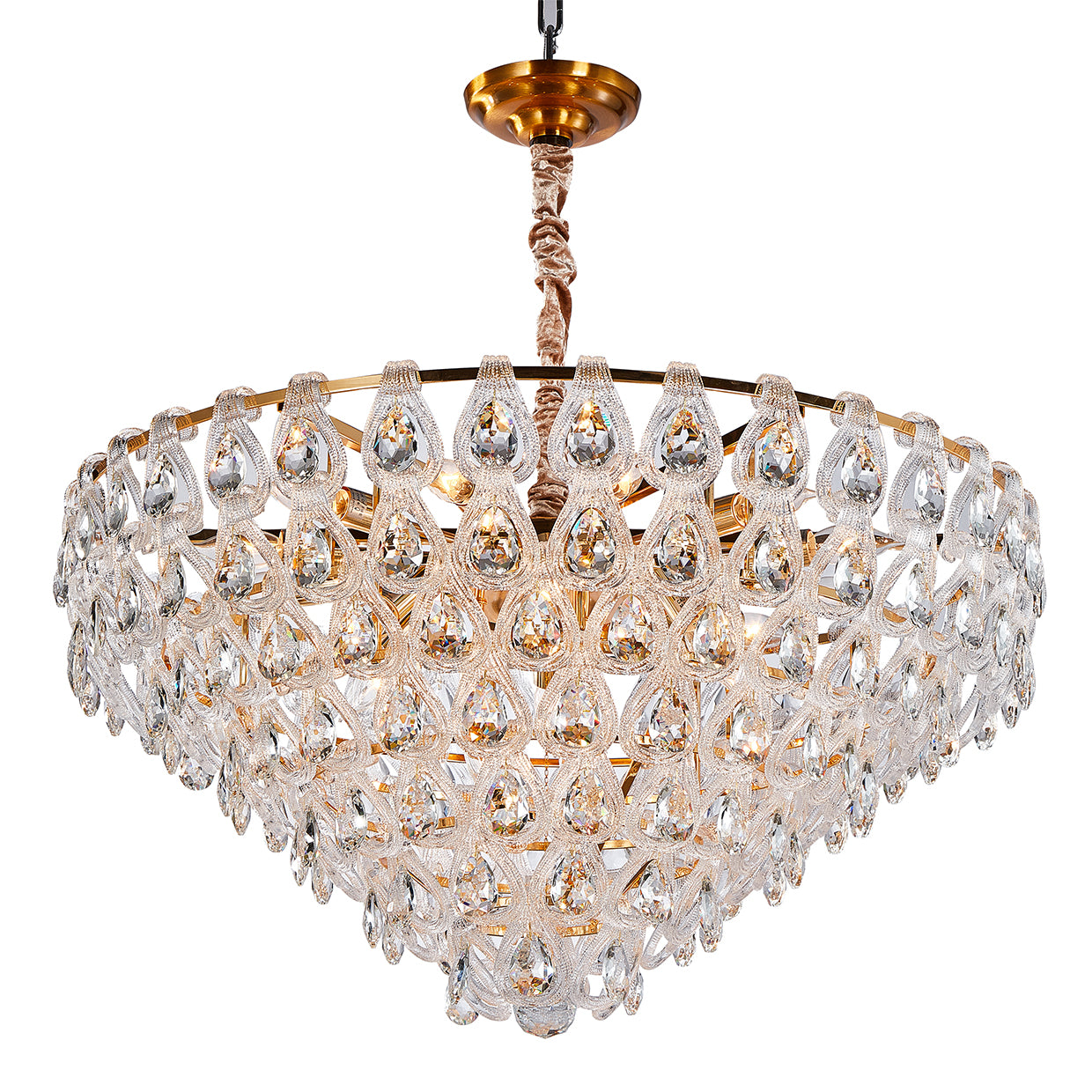 Gala 21-Light Round LED Chandelier