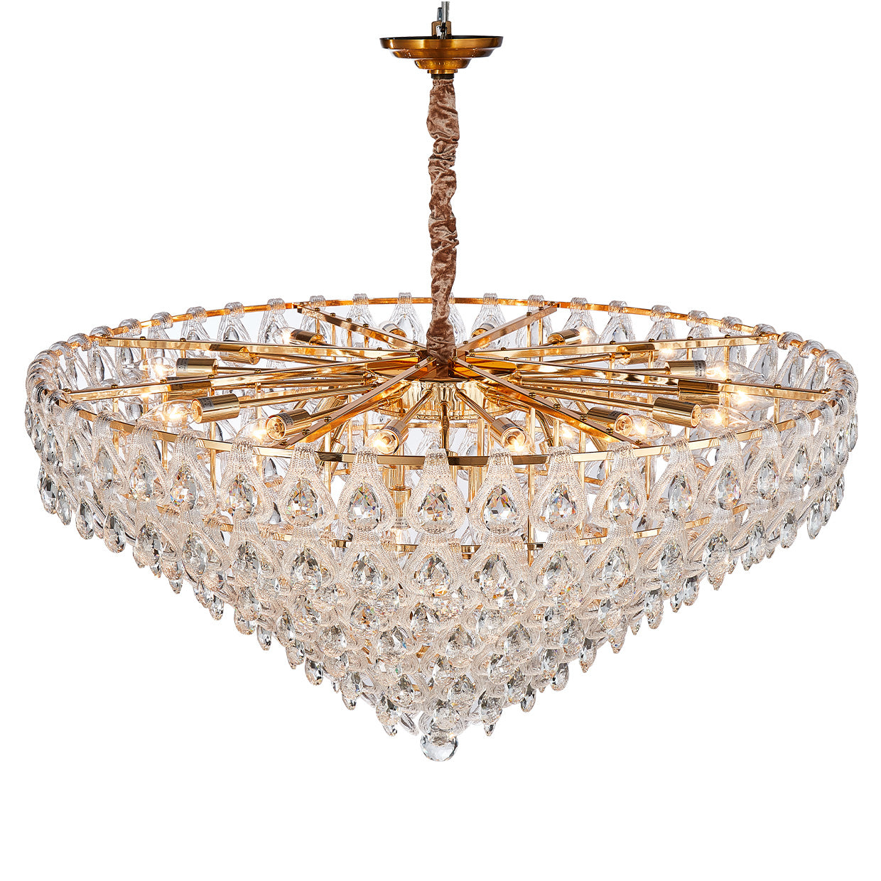Gala 28-Light Round LED Chandelier