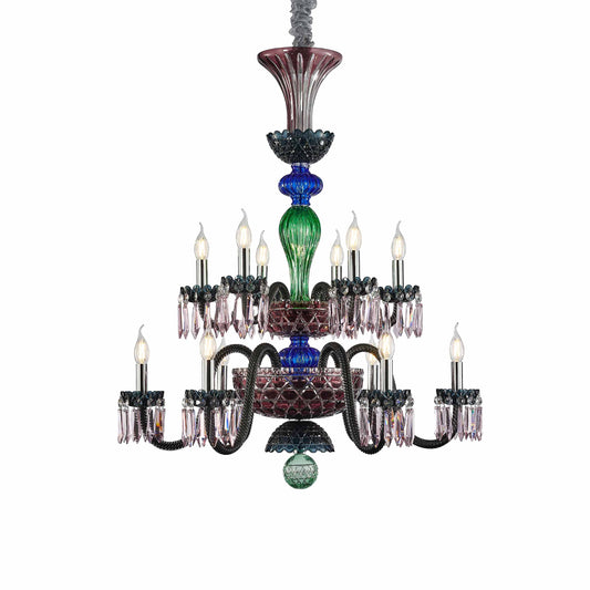 Noir 12-Light Chandelier