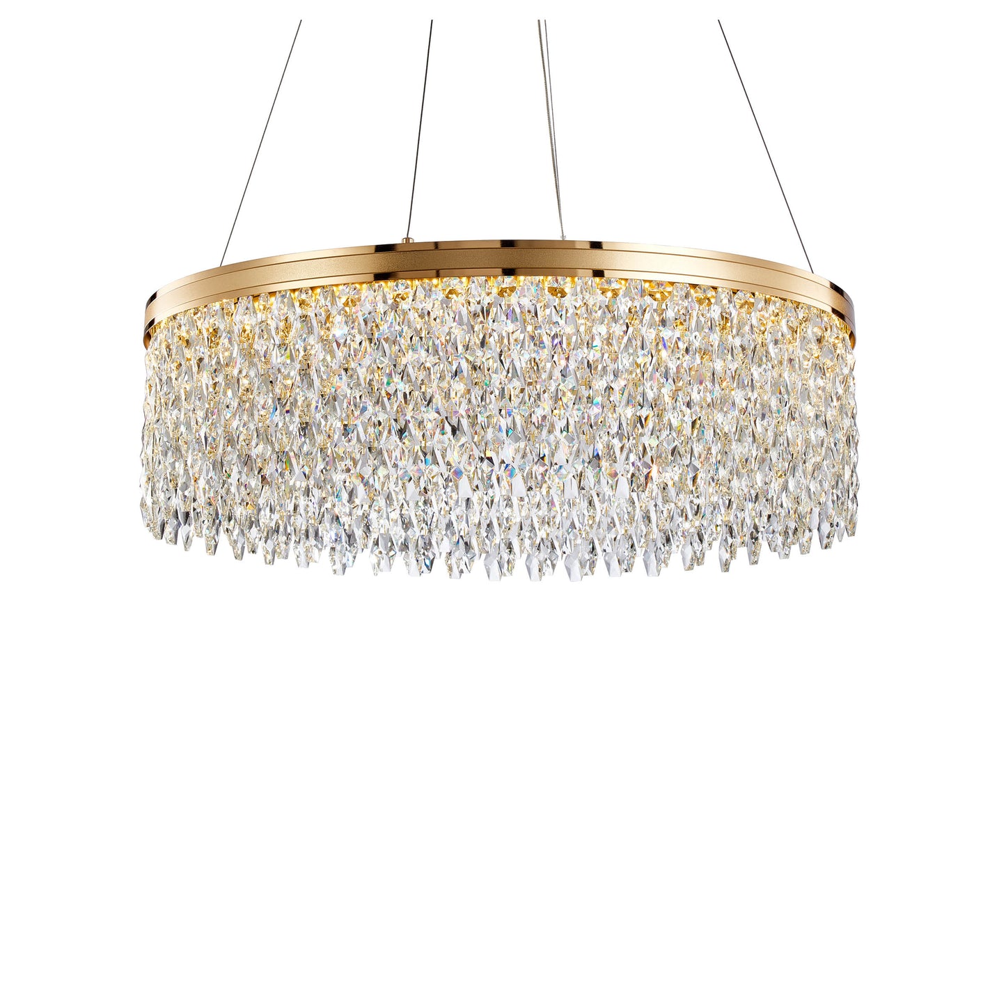 Orlena Large LED Clear Chandelier