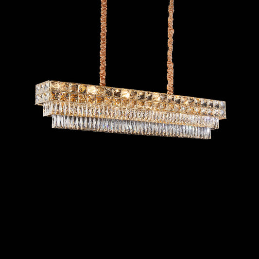 Soleil 16-Light Rectangular Chandelier