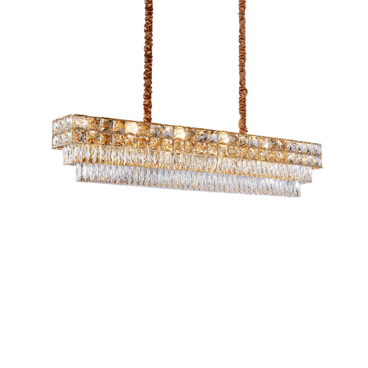 Soleil 16-Light Rectangular Chandelier