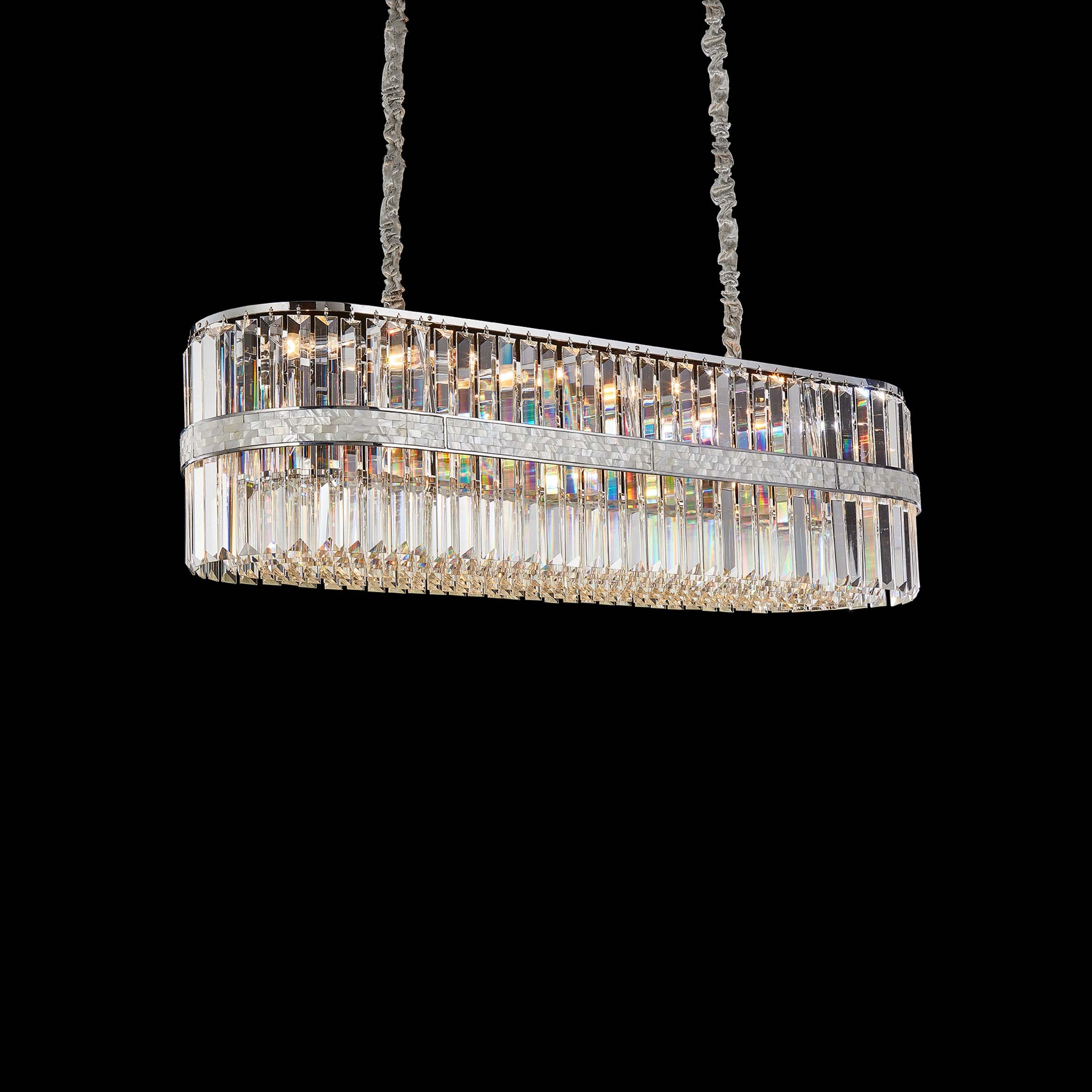 Spectra 15-Light Rectangular Chandelier