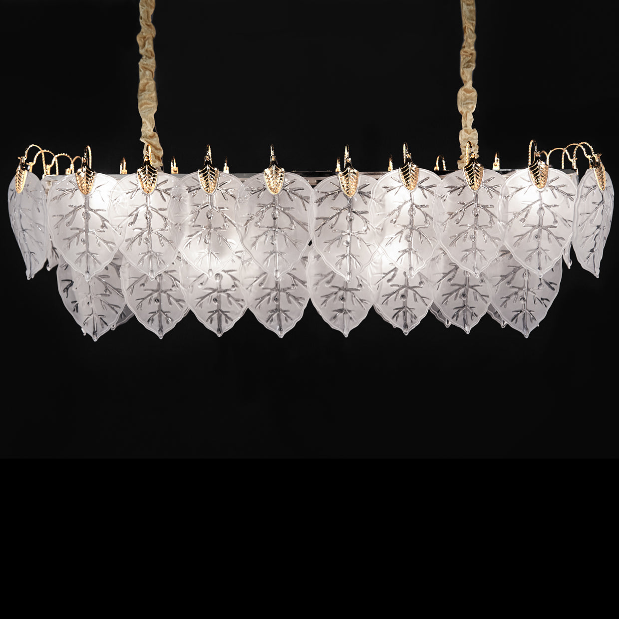Autumn 12-Light Rectangular Chandelier