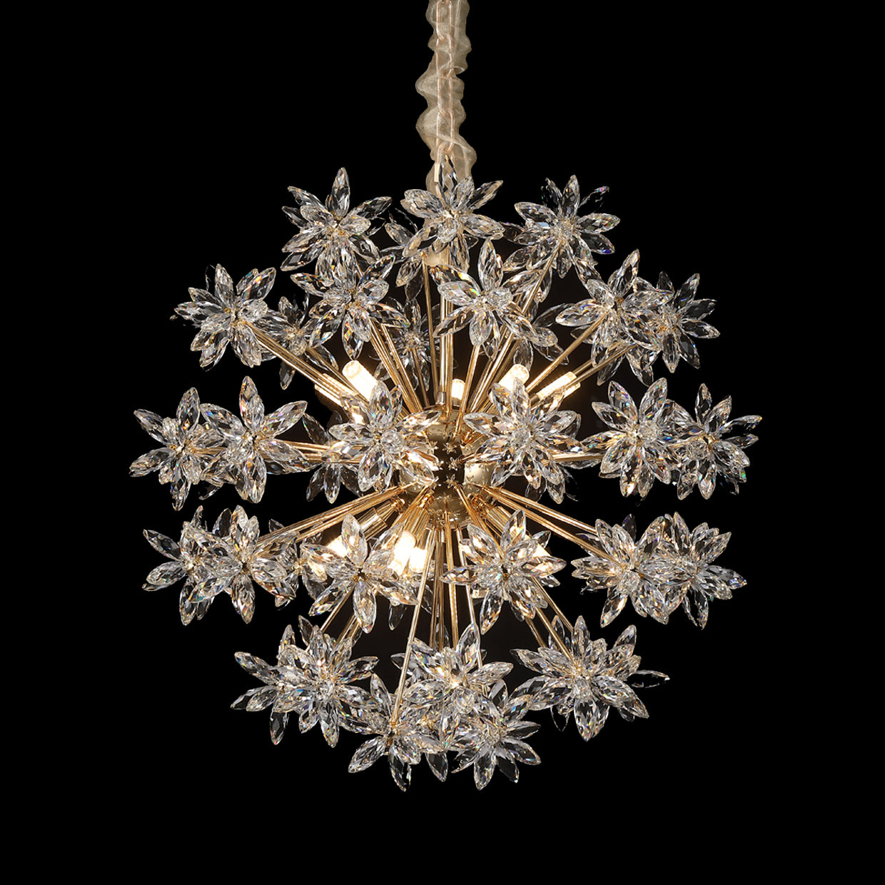 Bouquet 10-Light Round Chandelier