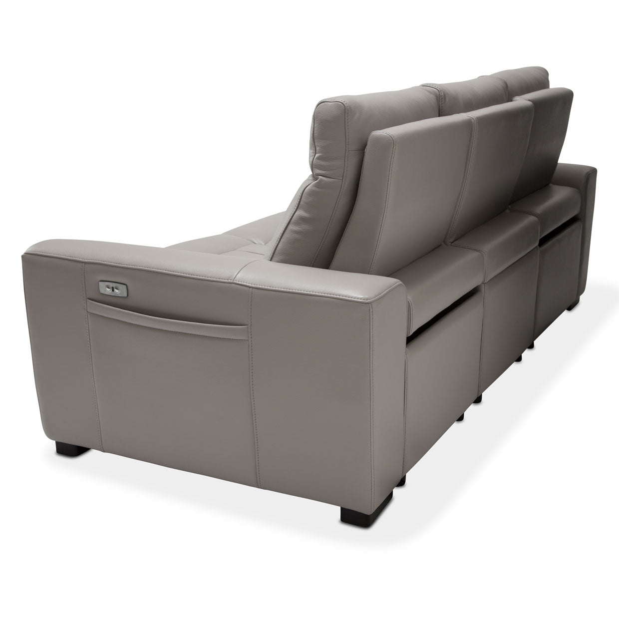 Bentley 3-Piece Sectional Sofa - Light Grey