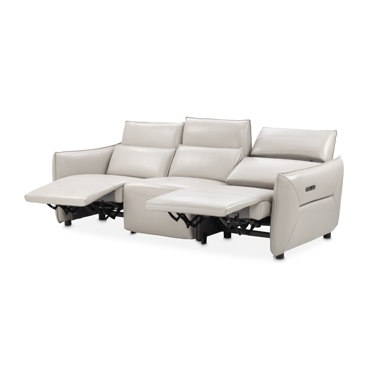 Verona 3-Piece Sectional Sofa - Light Gray
