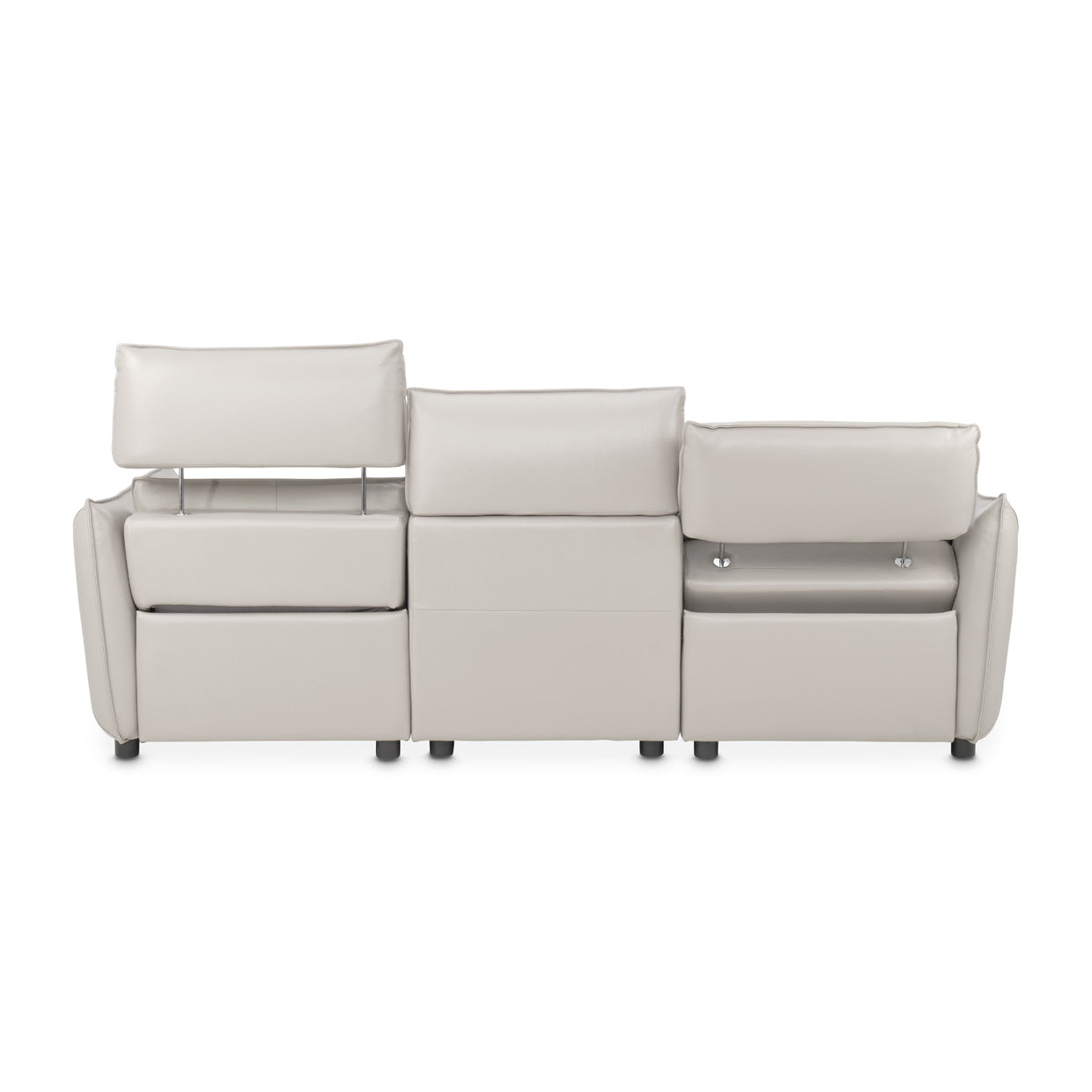 Verona 3-Piece Sectional Sofa - Light Gray