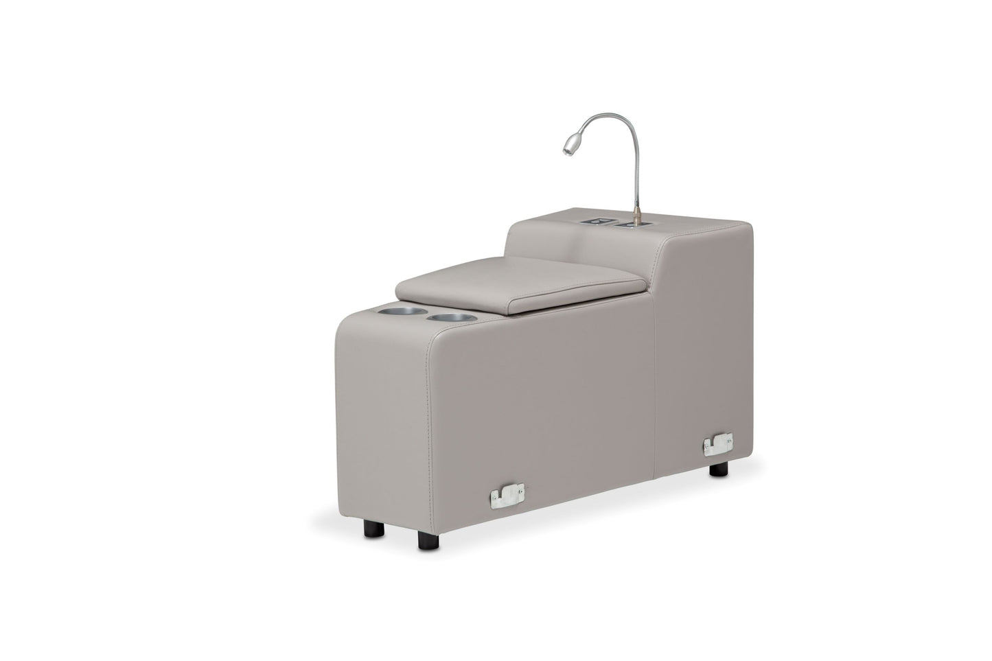 Bentley 3-Piece Loveseat with Storage Console - Light Grey