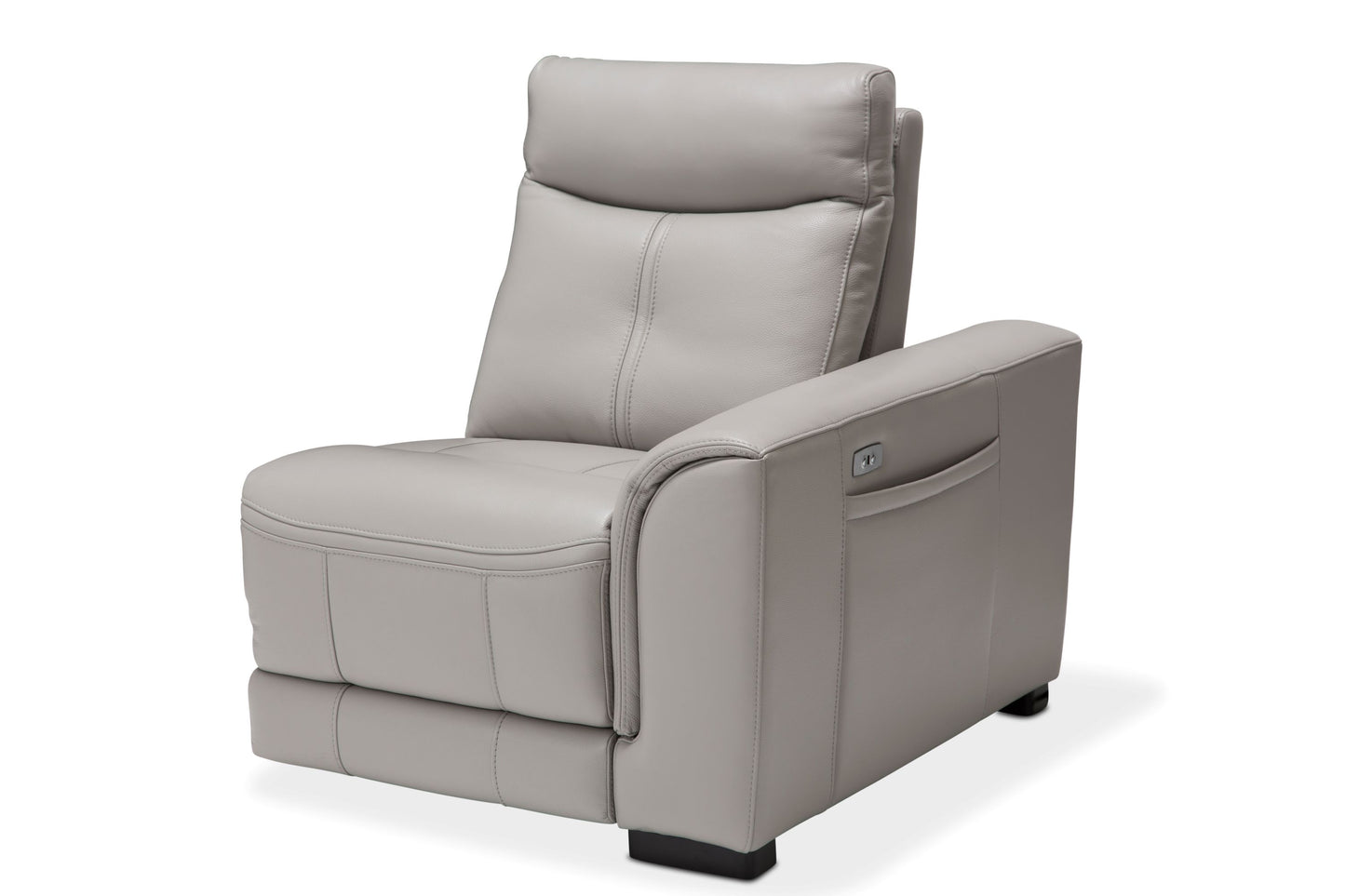 Bentley 3-Piece Loveseat with Storage Console - Light Grey