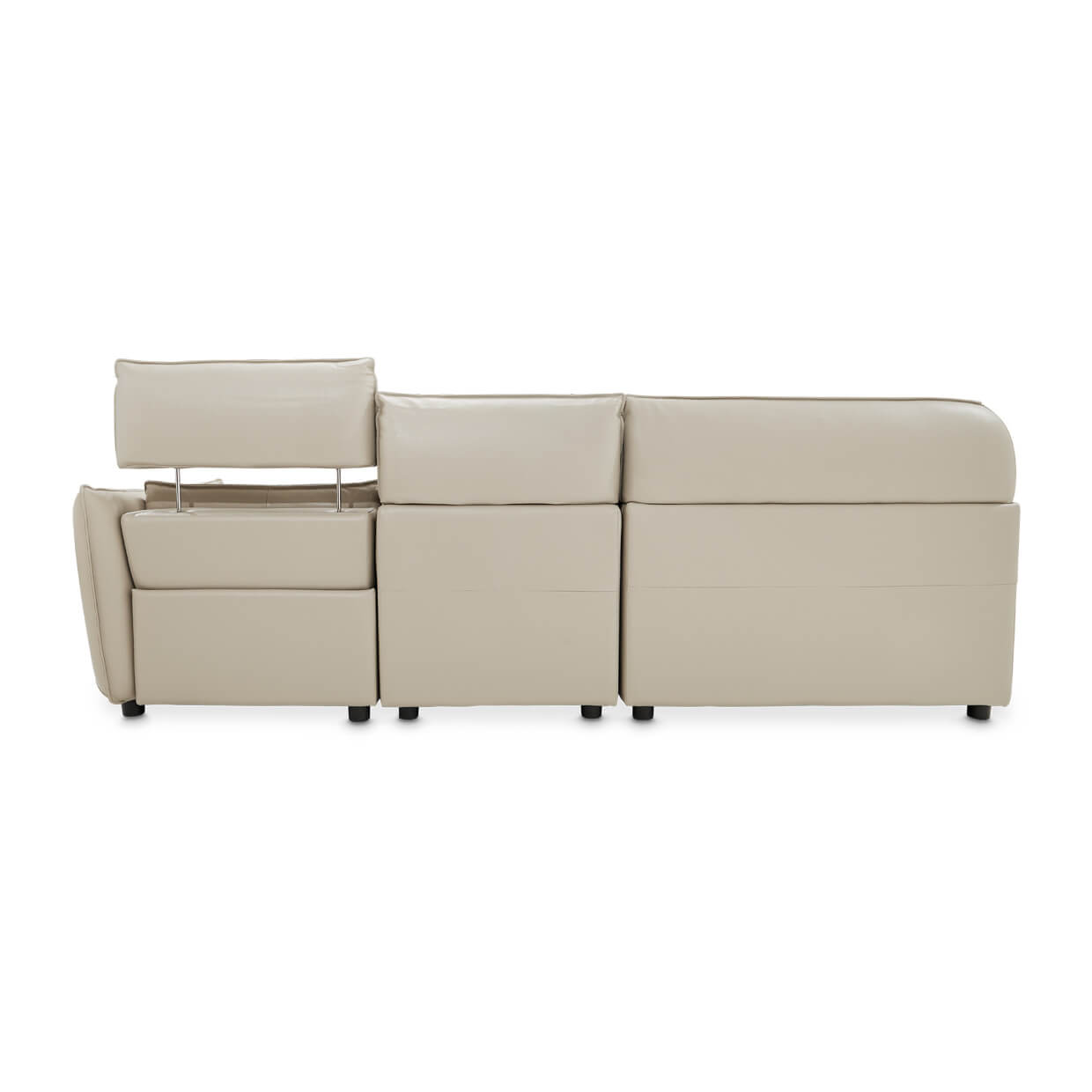 Verona 5-Piece Sectional Sofa - Light Gray