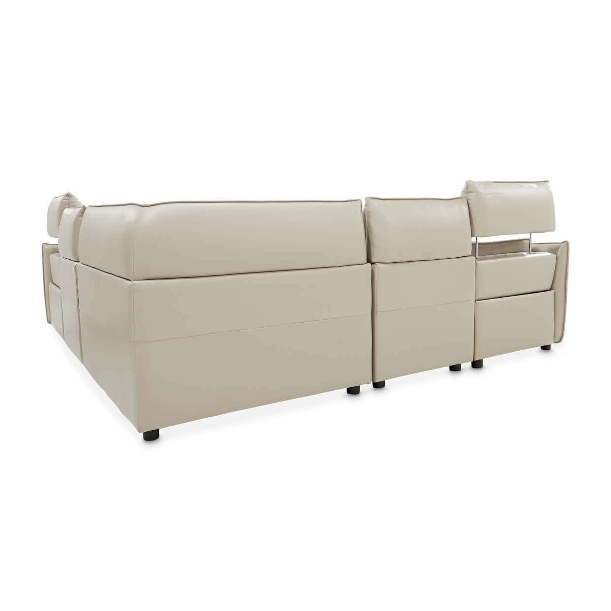 Verona 5-Piece Sectional Sofa - Light Gray