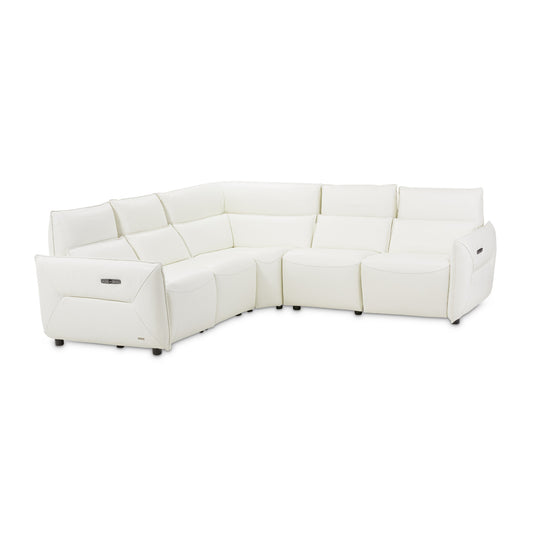 Verona 5-Piece Sectional Sofa - White