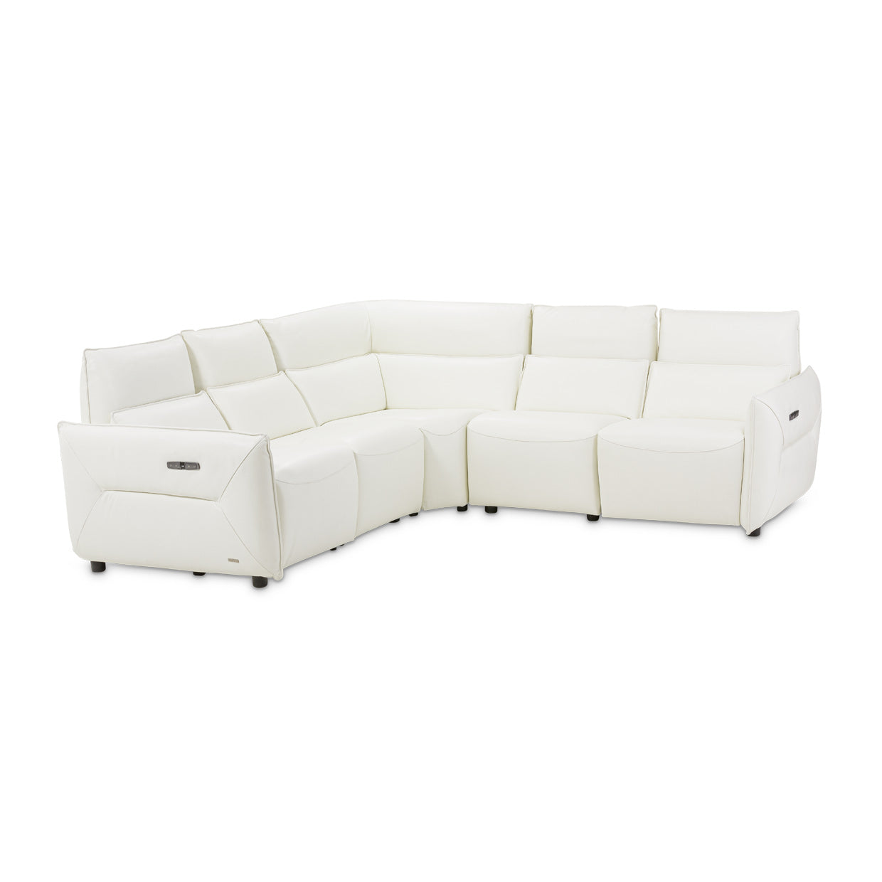 Verona 5-Piece Sectional Sofa - White