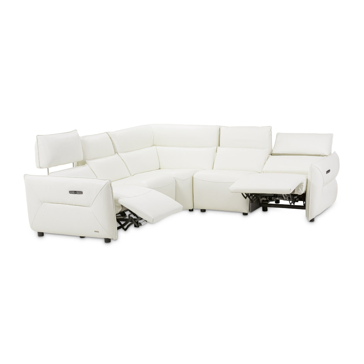 Verona 5-Piece Sectional Sofa - White