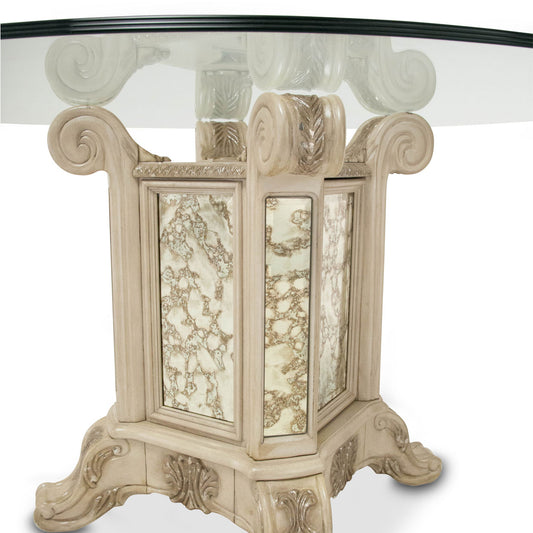 Platine de Royale Round Dining Table - Champagne