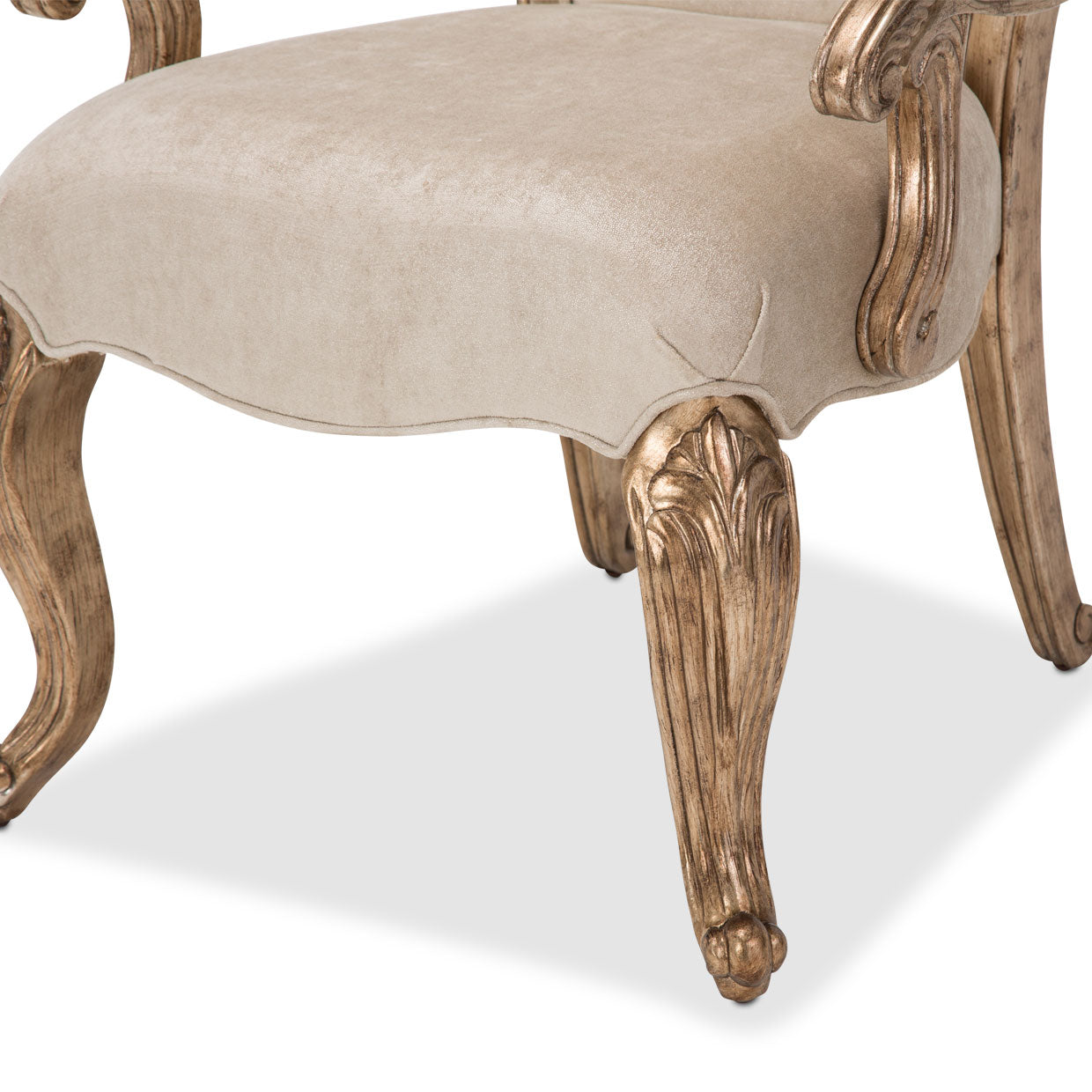 Platine de Royale Desk Chair - Champagne