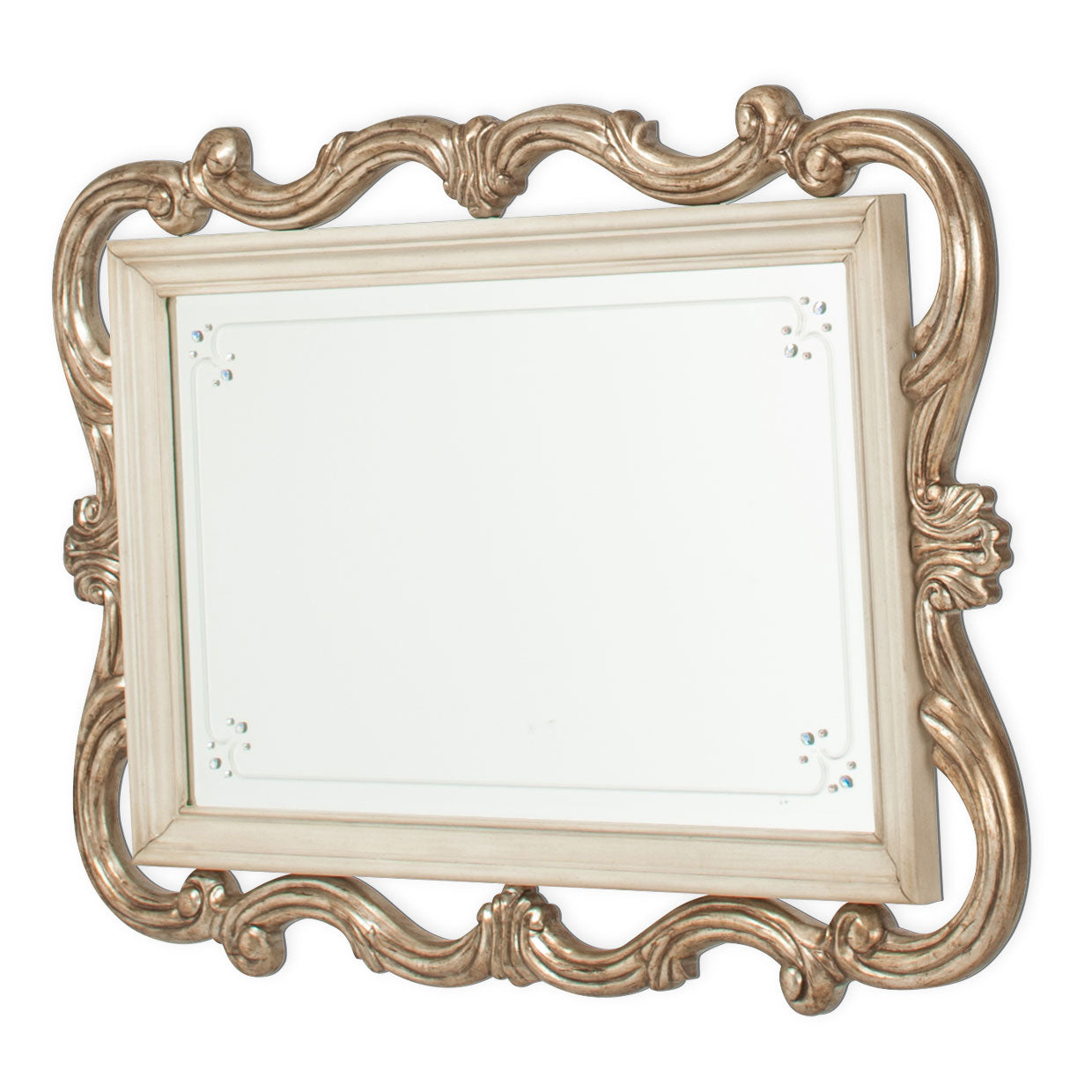 Platine de Royale Wall Mirror - Champagne