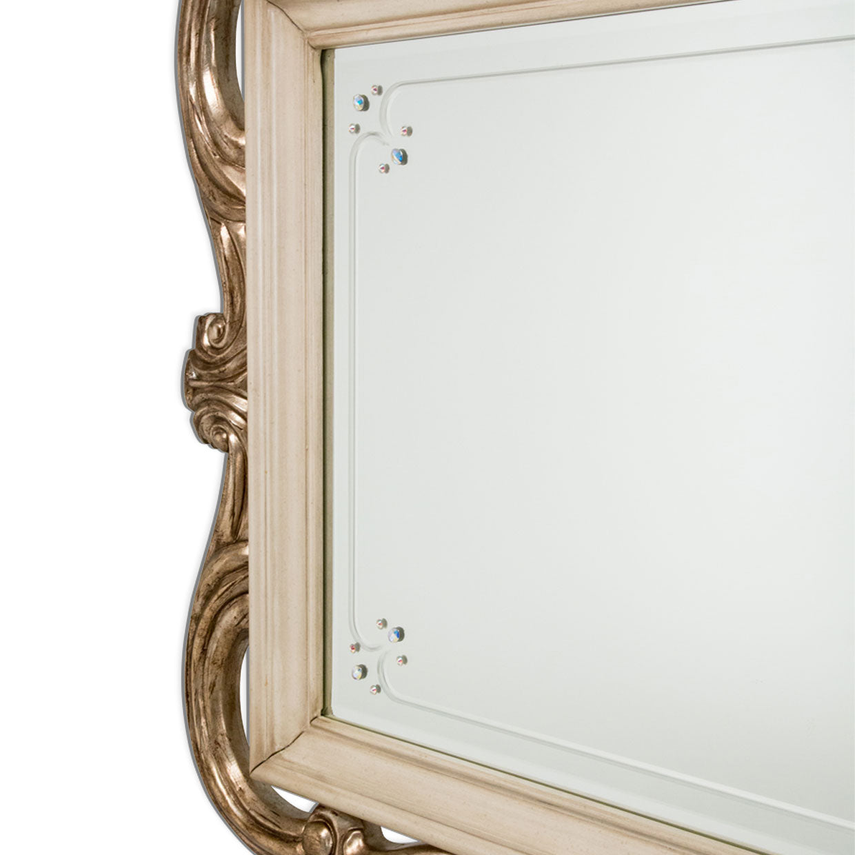 Platine de Royale Wall Mirror - Champagne