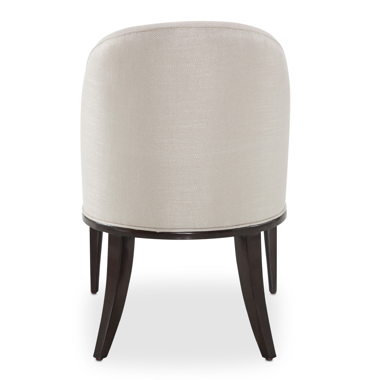 Paris Chic Vanity Desk Chair - Oyster/Espresso