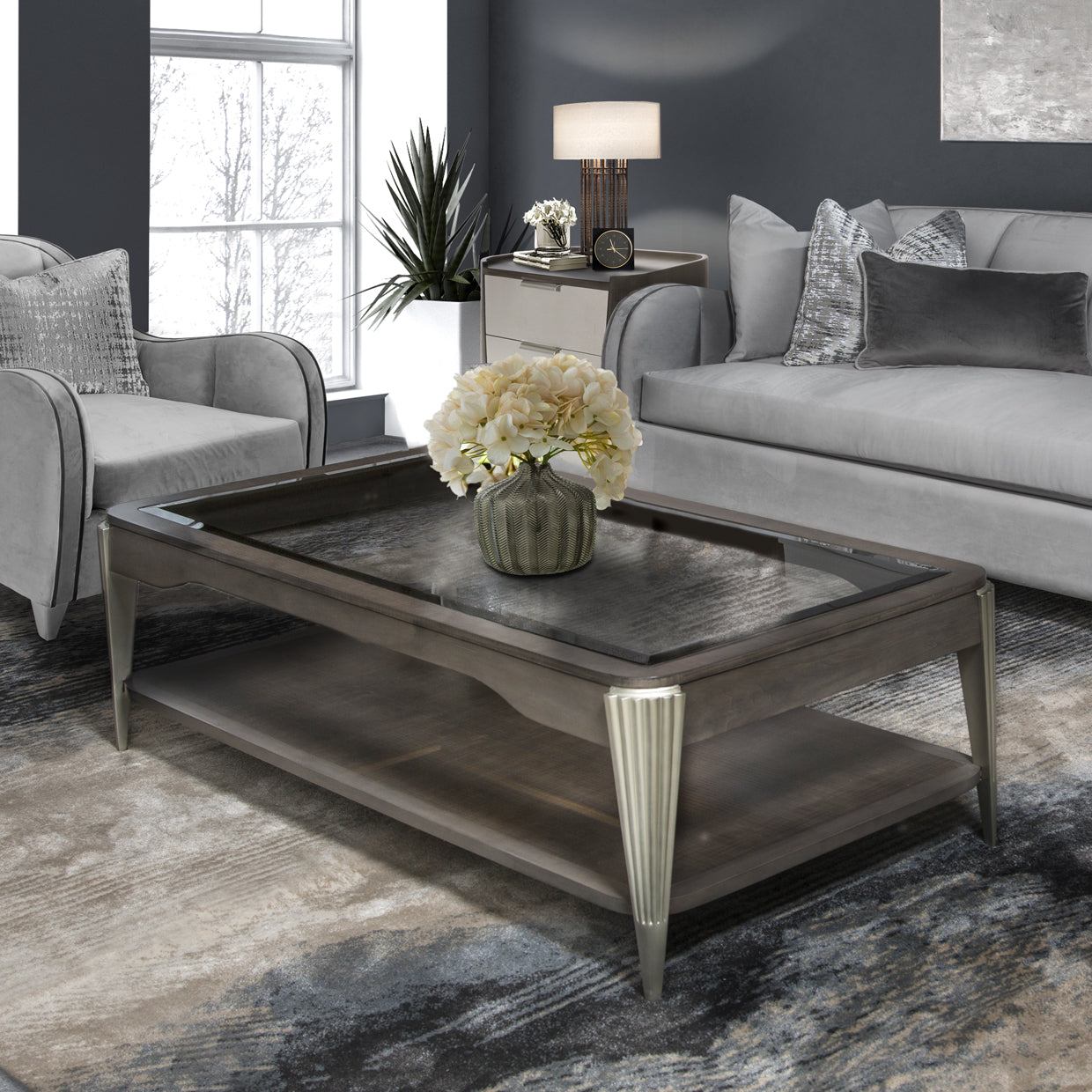 Roxbury Park Cocktail Table - Slate