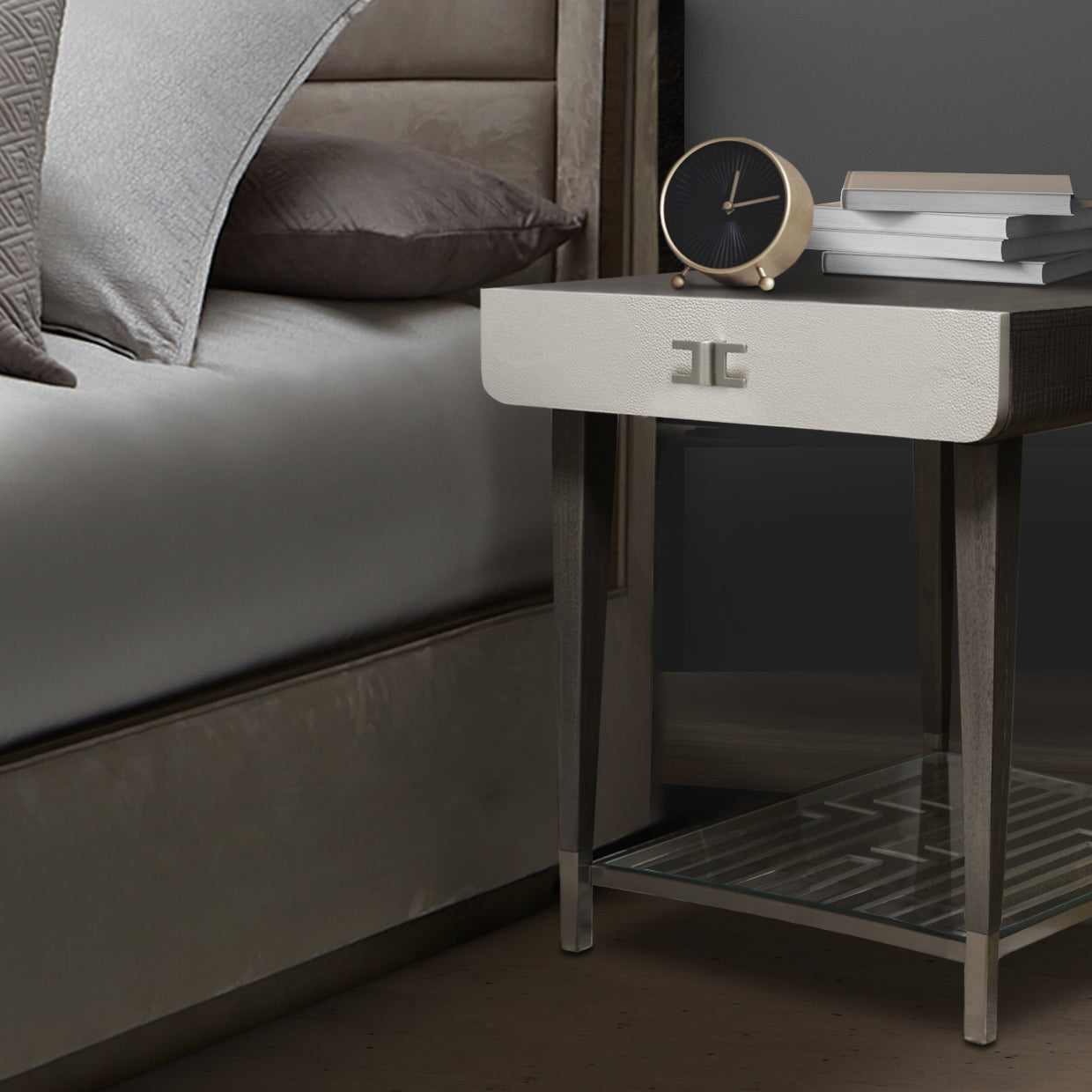 Roxbury Park End Table - Slate