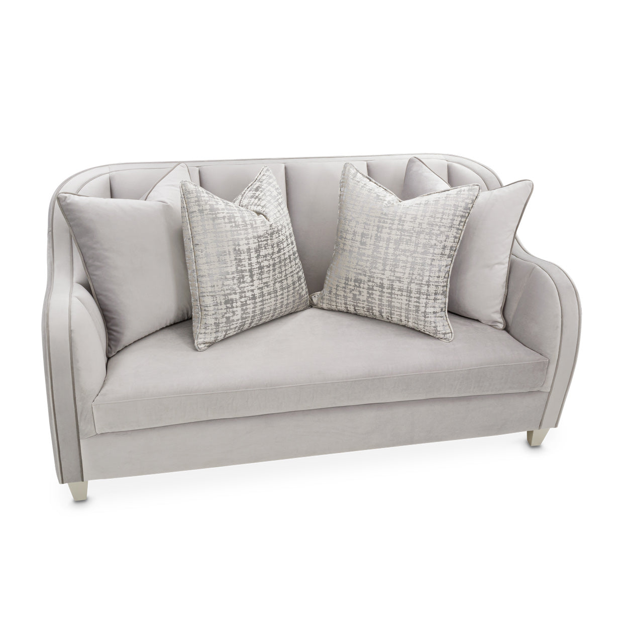 Roxbury Park Velvet Loveseat - Steel/Slate