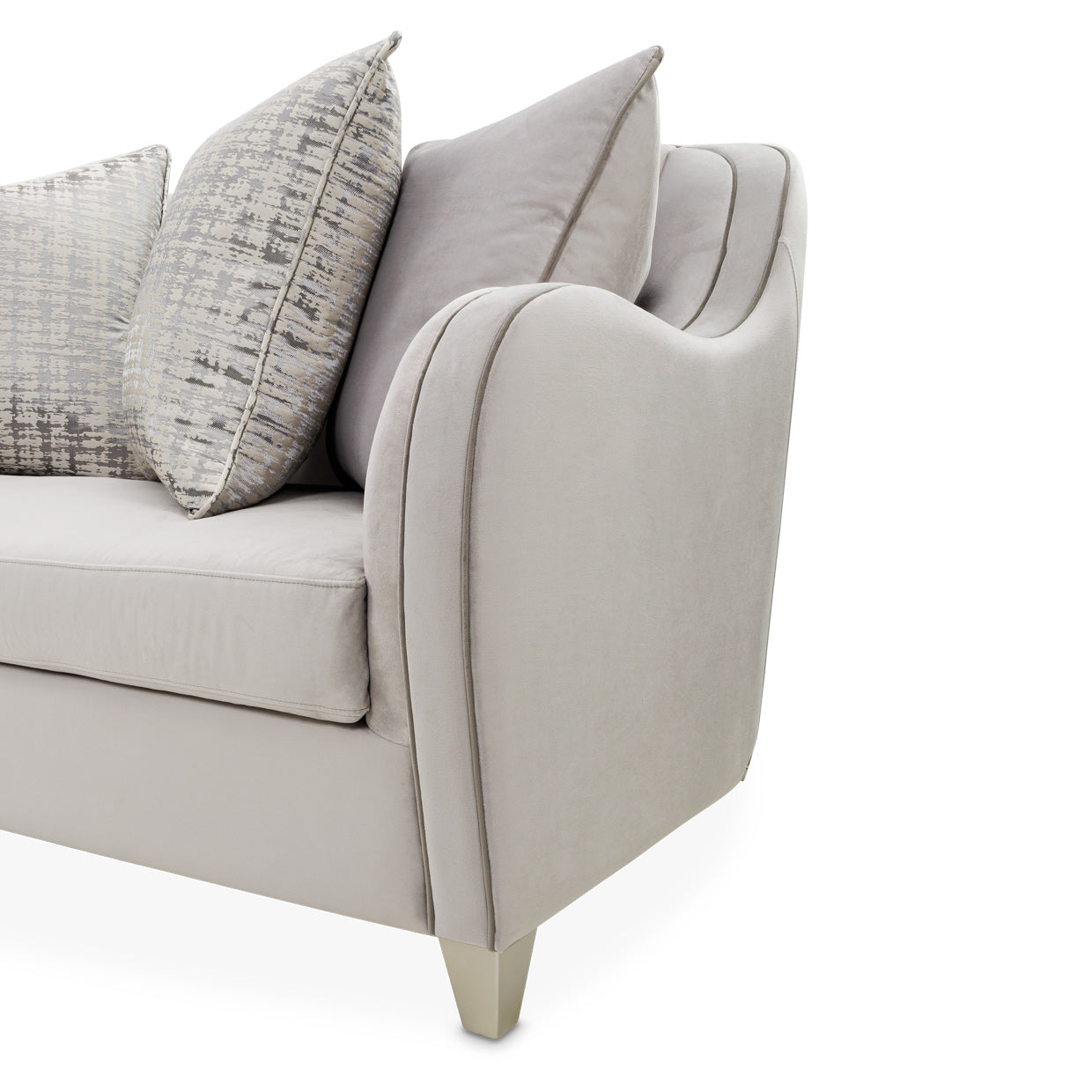 Roxbury Park Velvet Loveseat - Steel/Slate