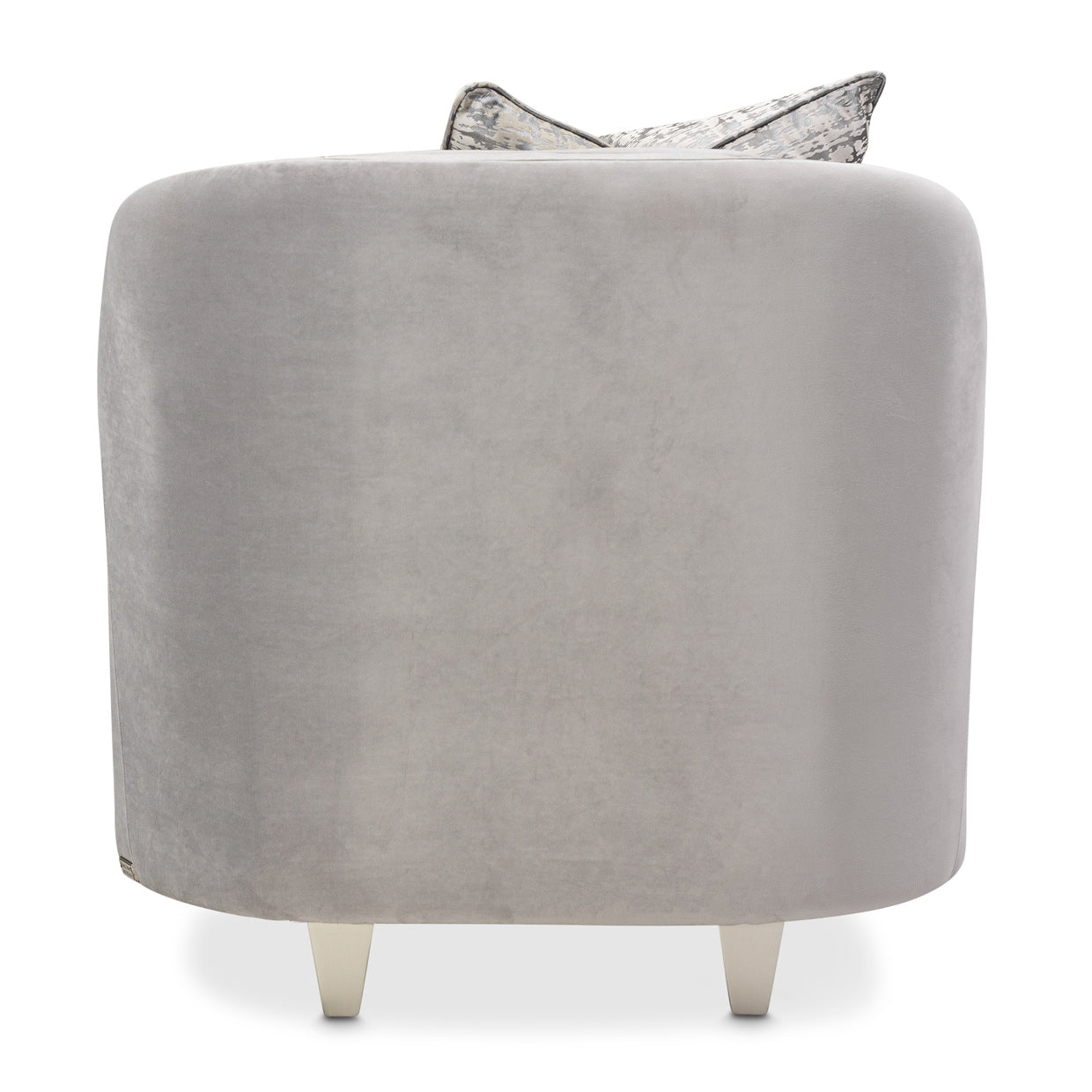 Roxbury Park Velvet Matching Chair - Steel/Slate