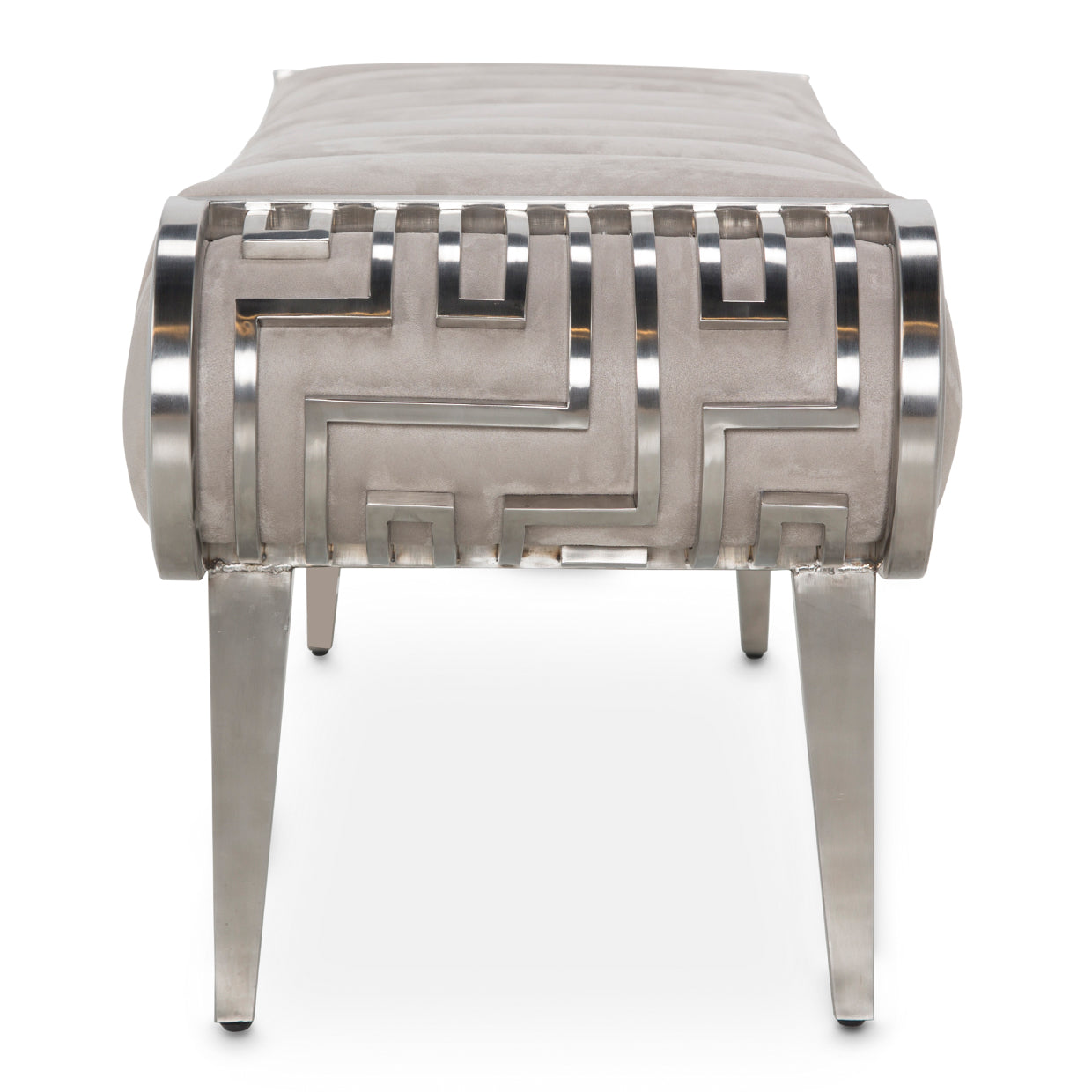 Roxbury Park Tufted Accent Bench - Cement