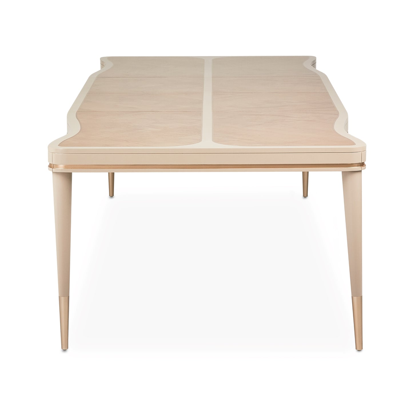 Malibu Crest Rectangular Dining Table - Blush