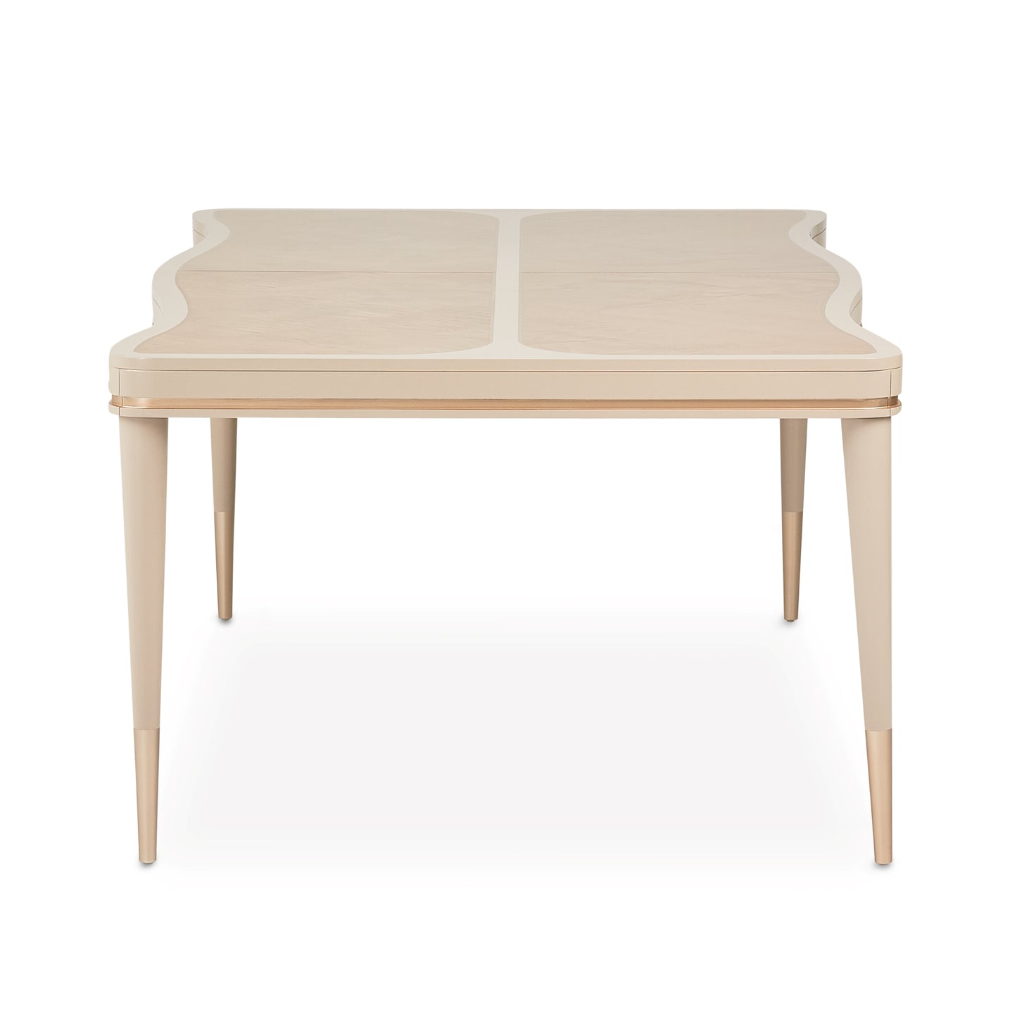 Malibu Crest Rectangular Dining Table - Blush