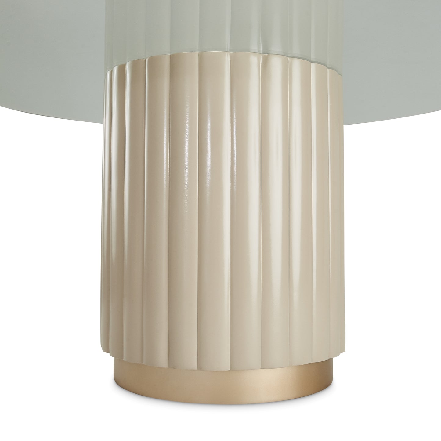 Malibu Crest Round Dining Table - Chardonnay