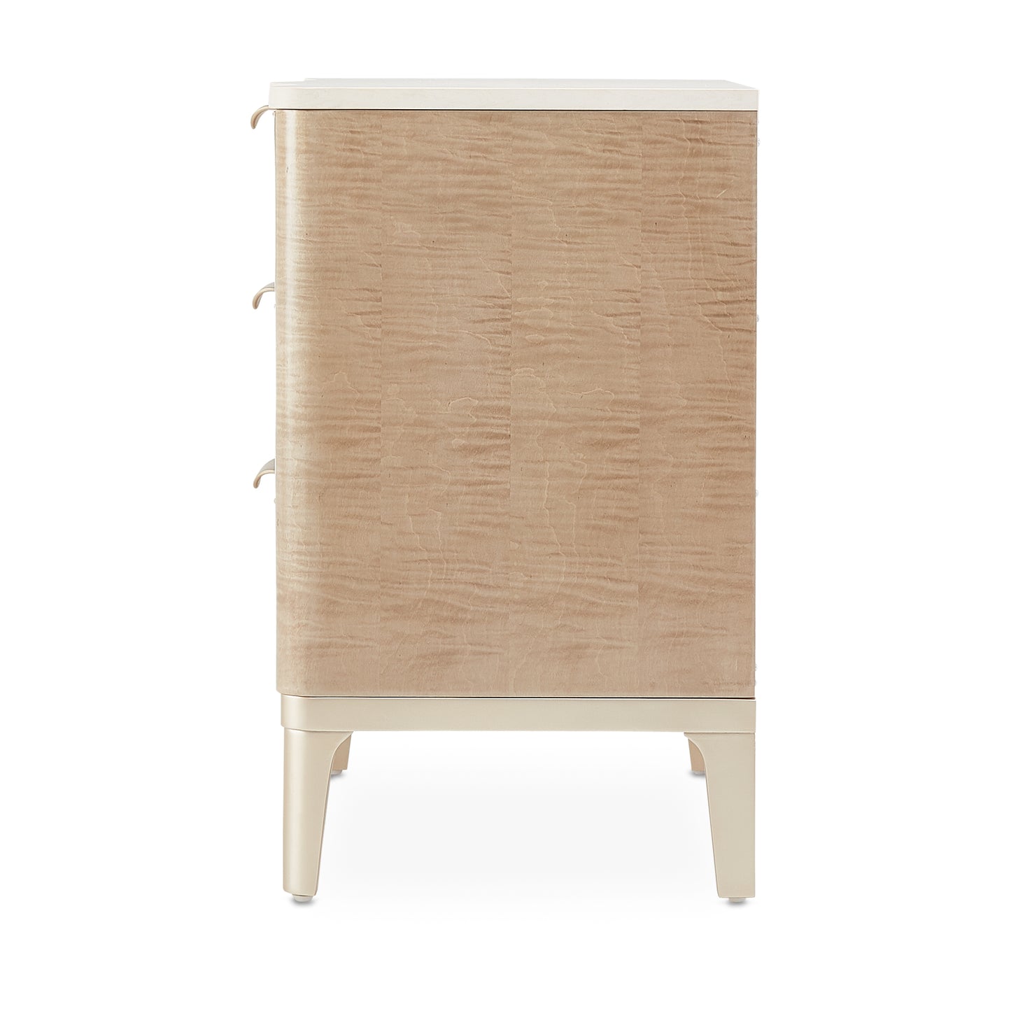 Malibu Crest 3-Drawer Nightstand - Blush
