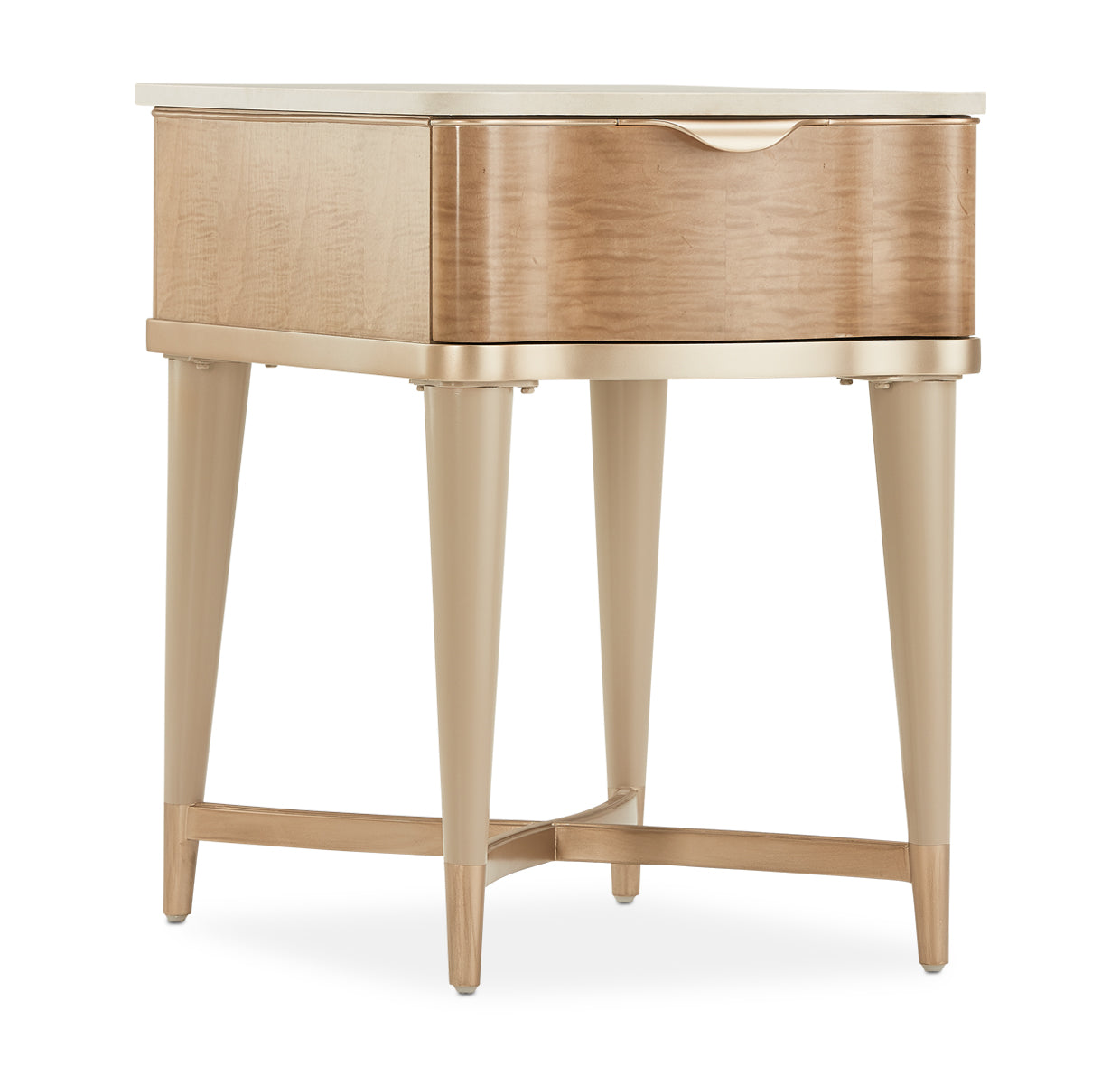 Malibu Crest End Table - Blush