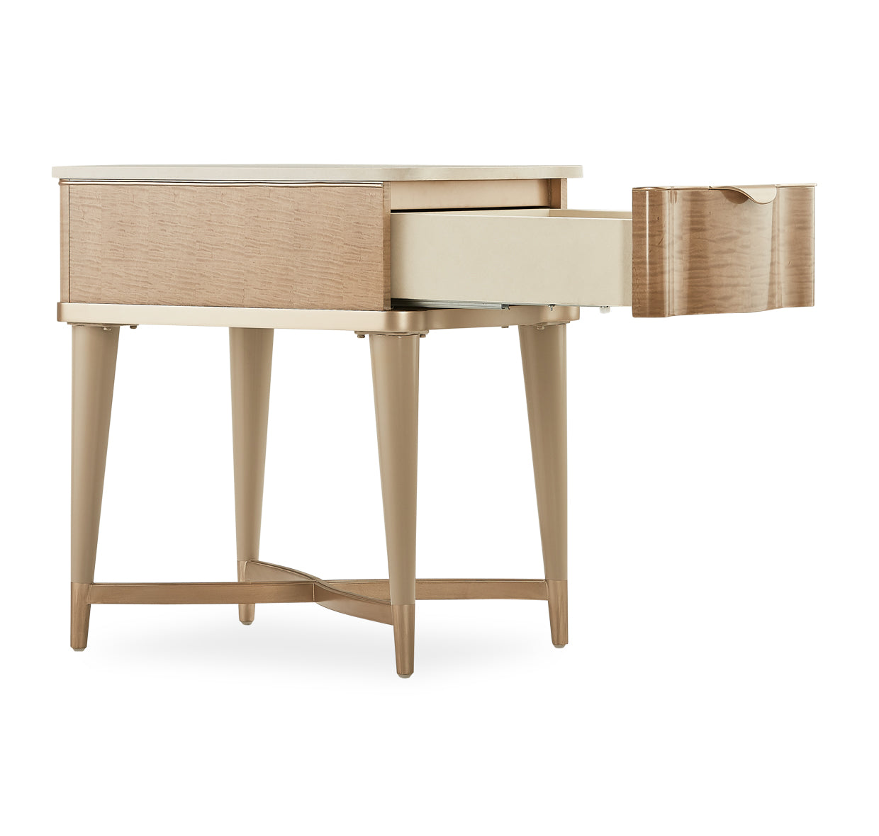 Malibu Crest End Table - Blush