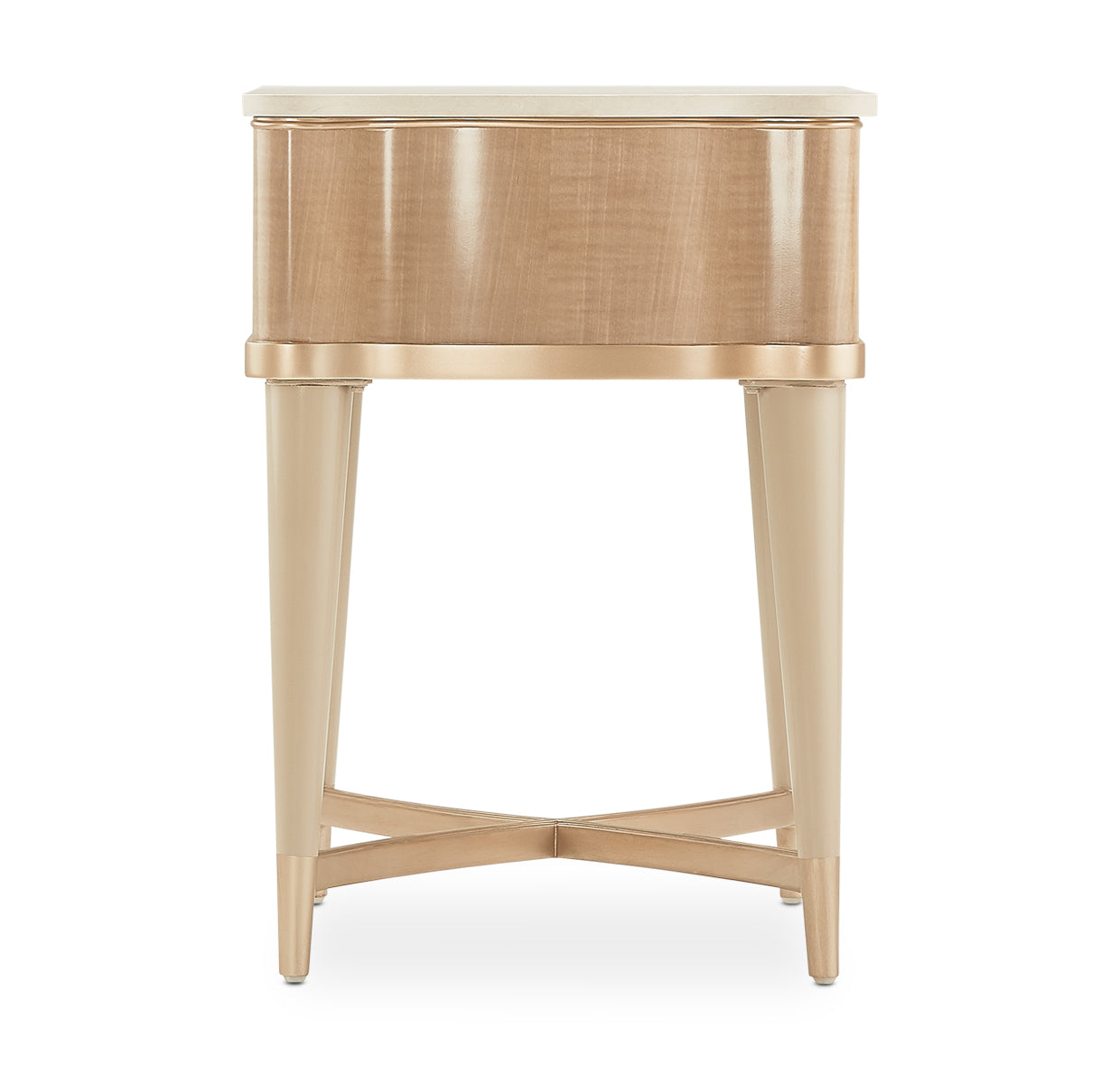 Malibu Crest End Table - Blush