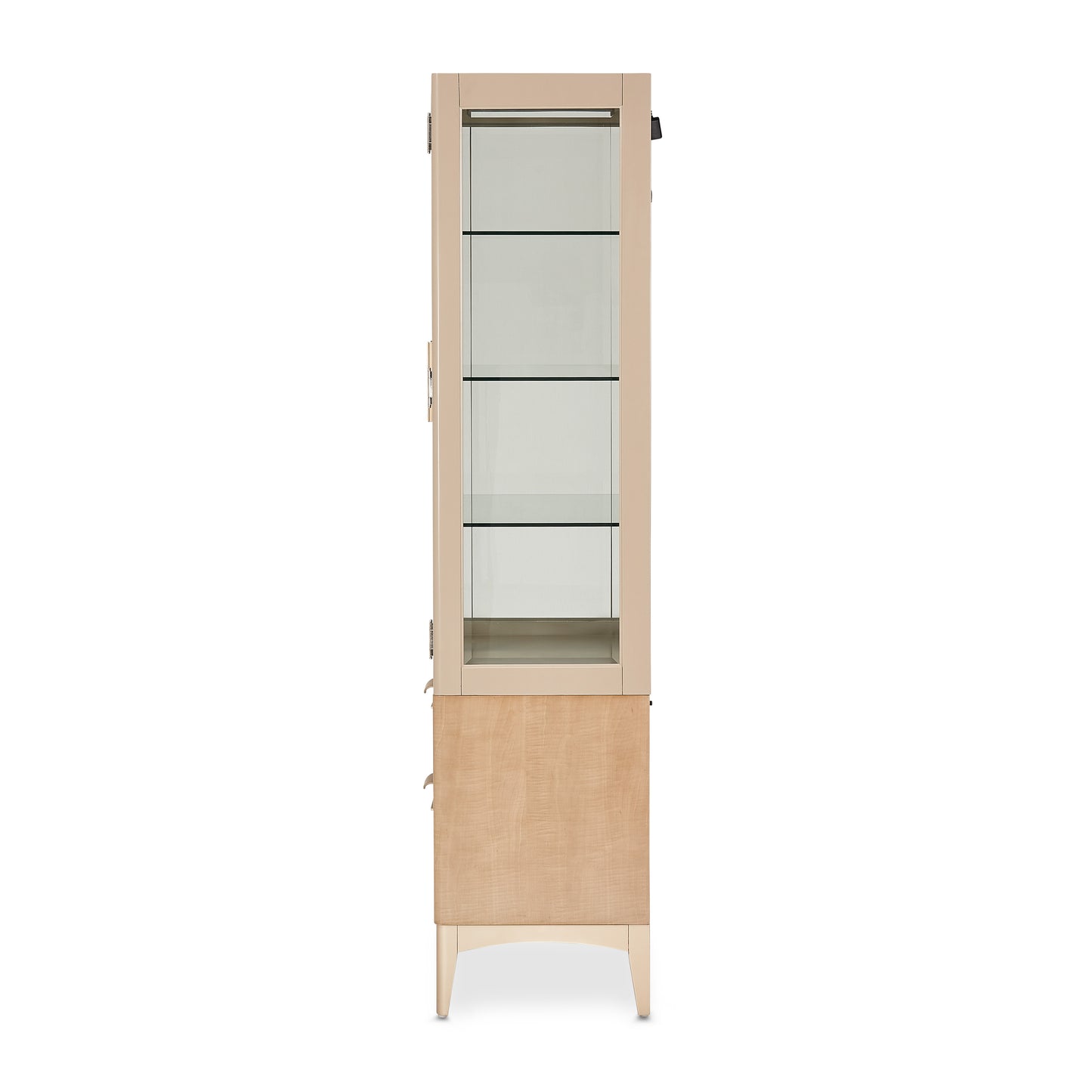 Malibu Crest Display Cabinet - Chardonnay