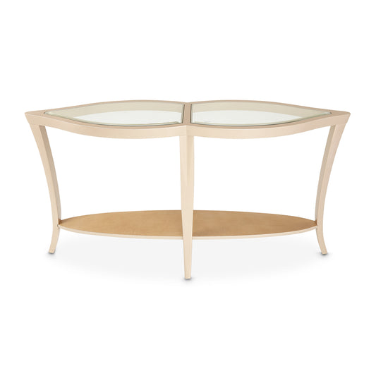 Malibu Crest Console Table - Chardonnay