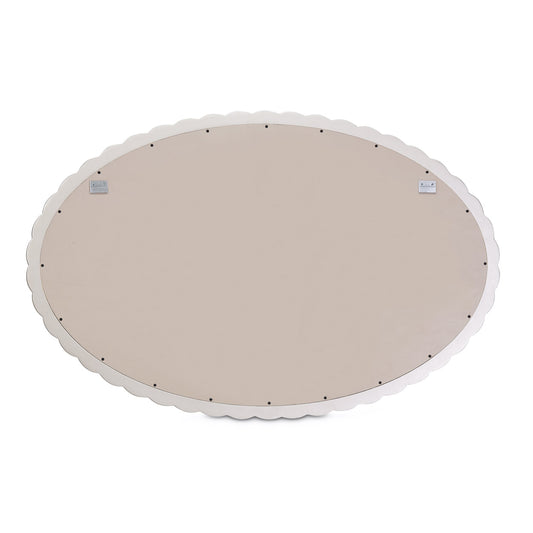 Malibu Crest Oval Wall Mirror - Chardonnay