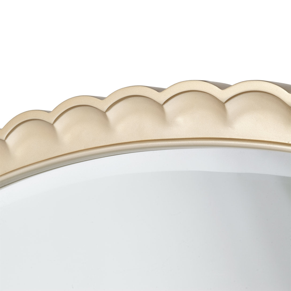 Malibu Crest Oval Wall Mirror - Chardonnay