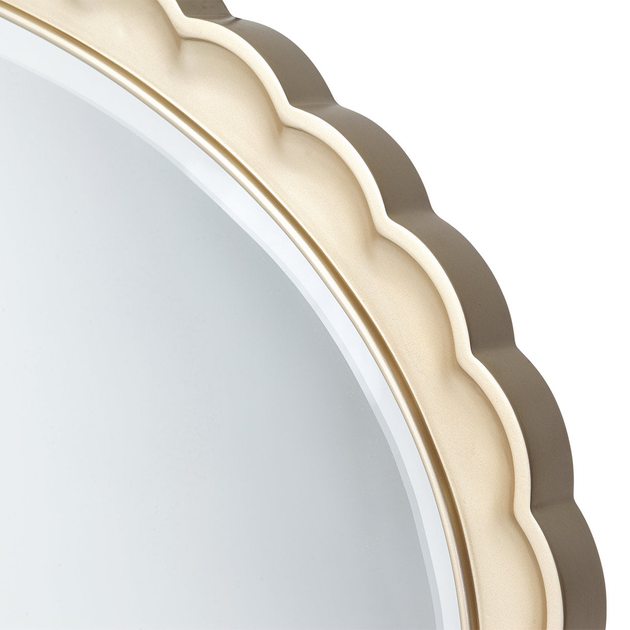 Malibu Crest Oval Wall Mirror - Chardonnay