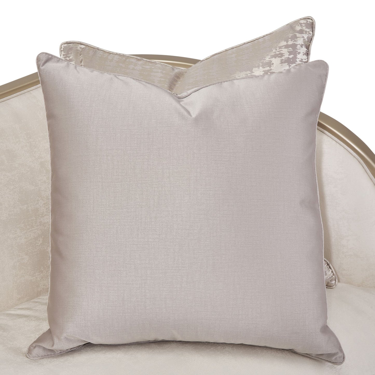 Malibu Crest Loveseat - Cloud White/Chardonnay