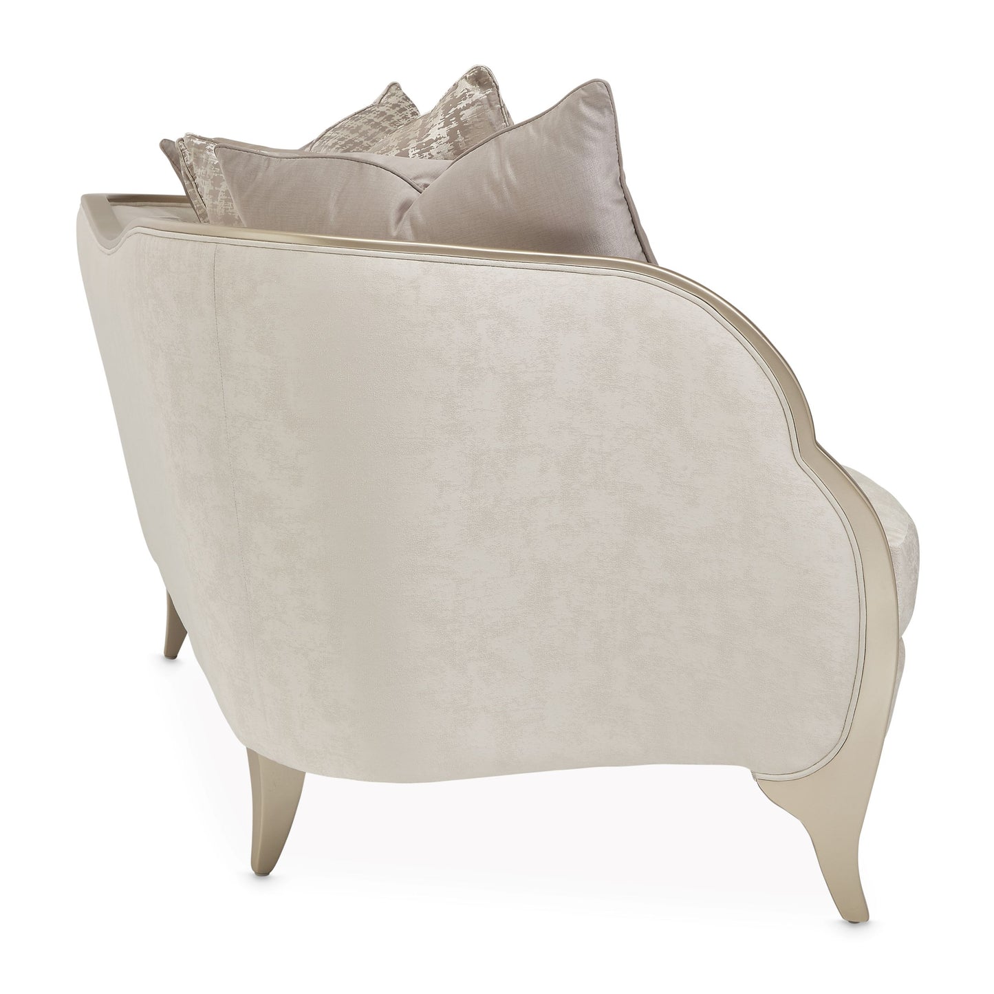Malibu Crest Loveseat - Cloud White/Chardonnay