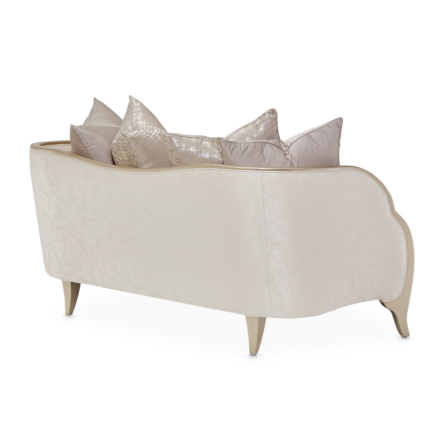 Malibu Crest Loveseat - Cloud White/Chardonnay