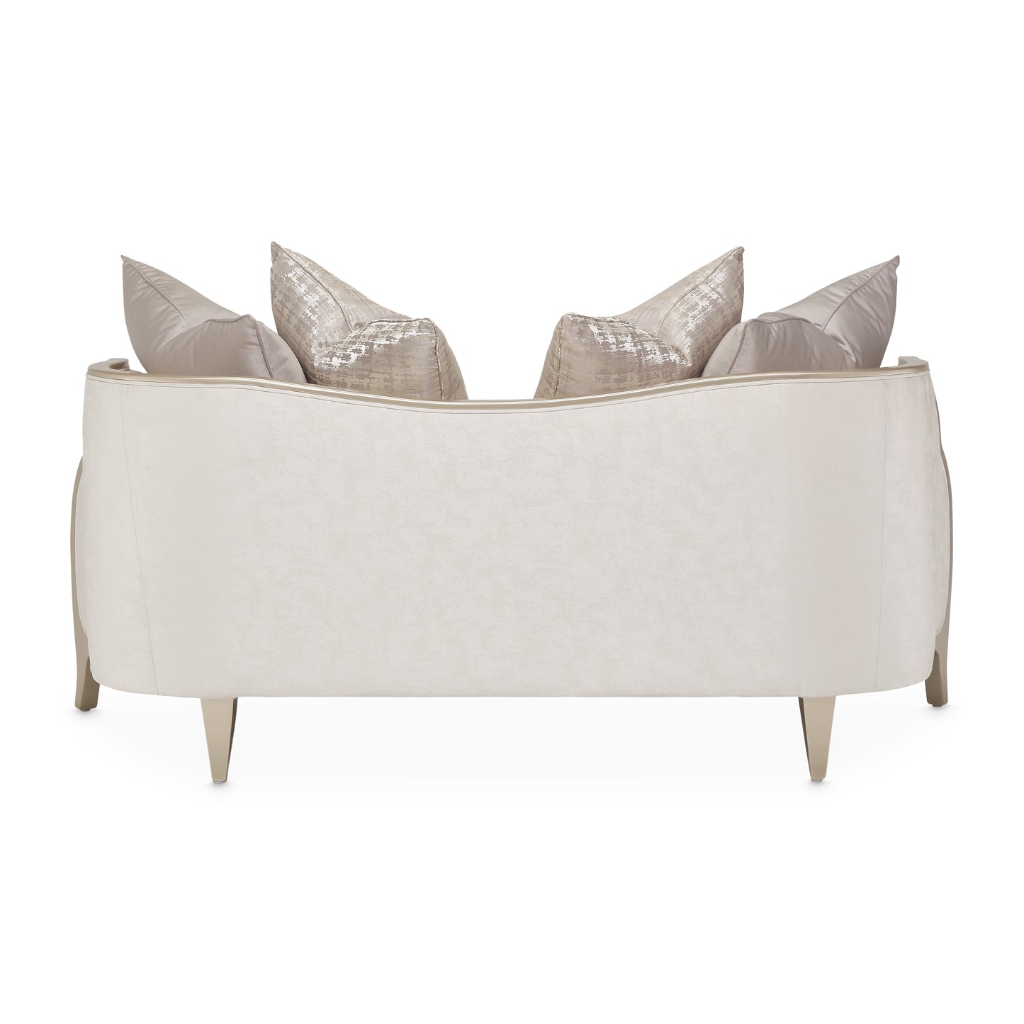 Malibu Crest Loveseat - Cloud White/Chardonnay
