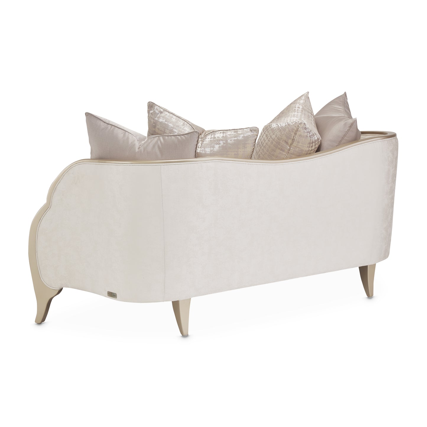 Malibu Crest Loveseat - Cloud White/Chardonnay