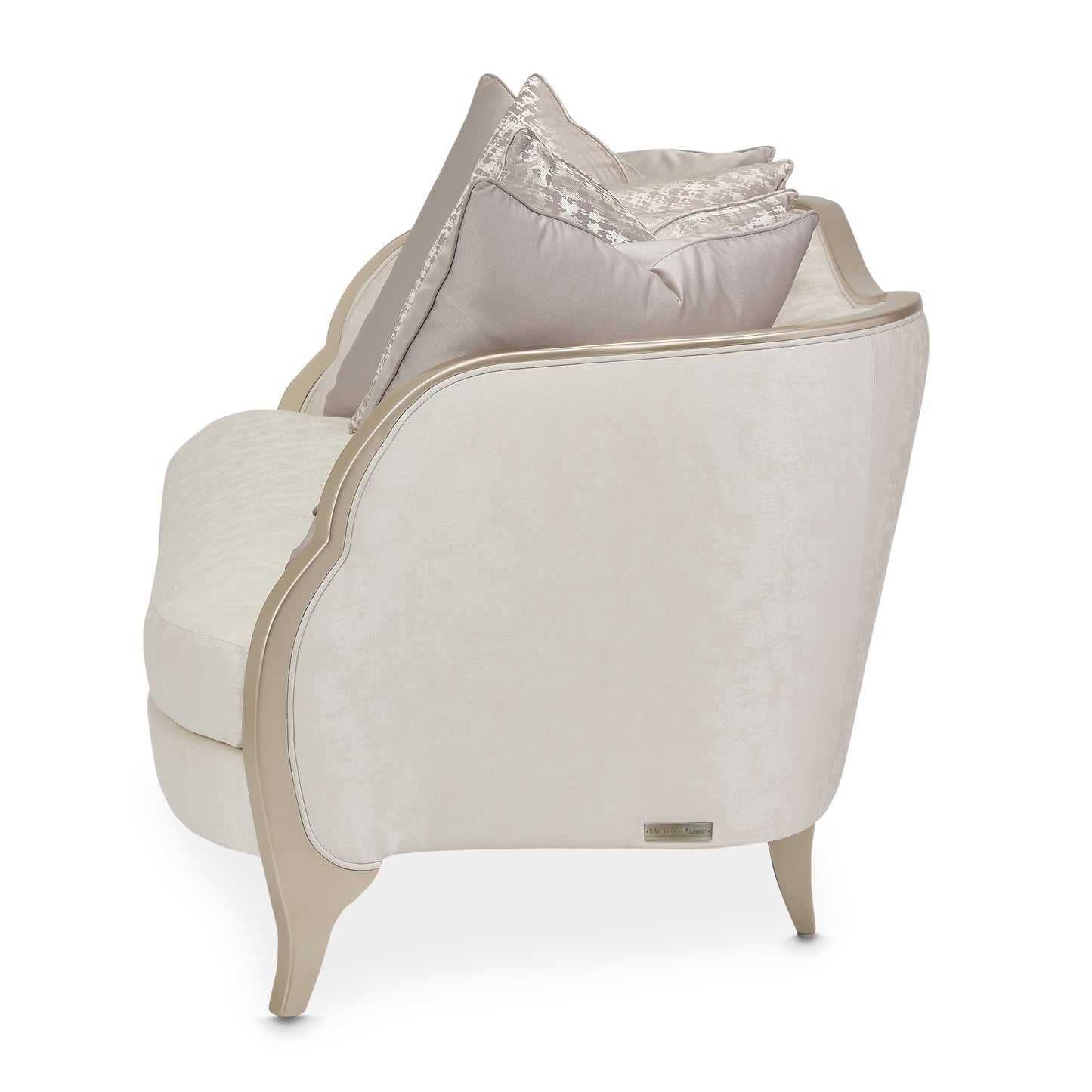 Malibu Crest Loveseat - Cloud White/Chardonnay