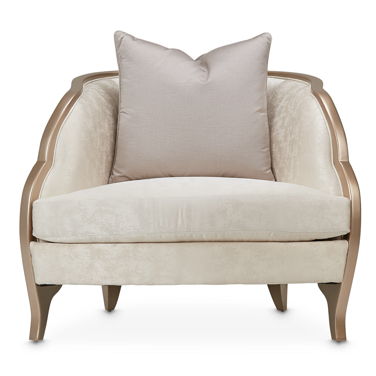 Malibu Crest Accent Chair - Cloud White/Chardonnay