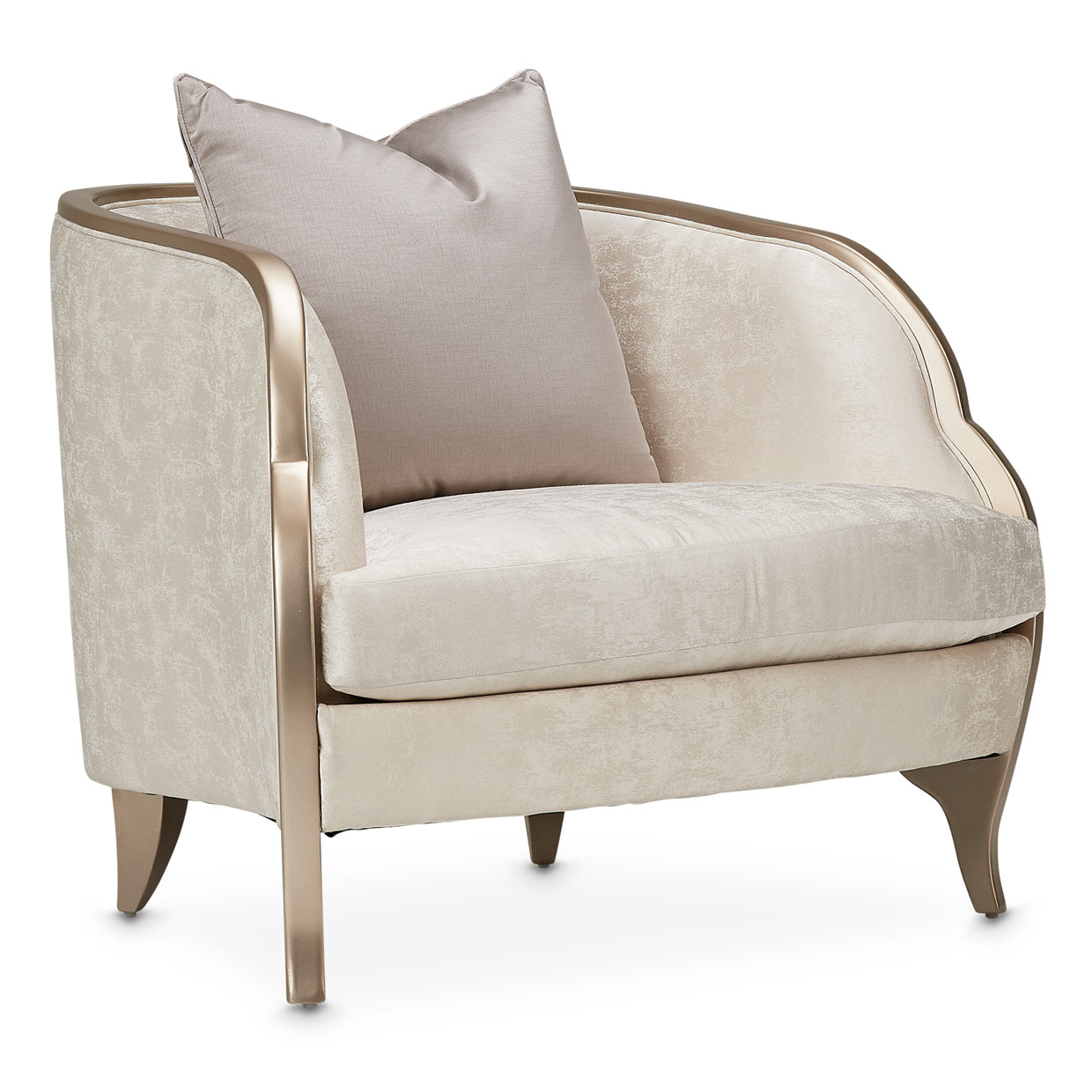 Malibu Crest Accent Chair - Cloud White/Chardonnay